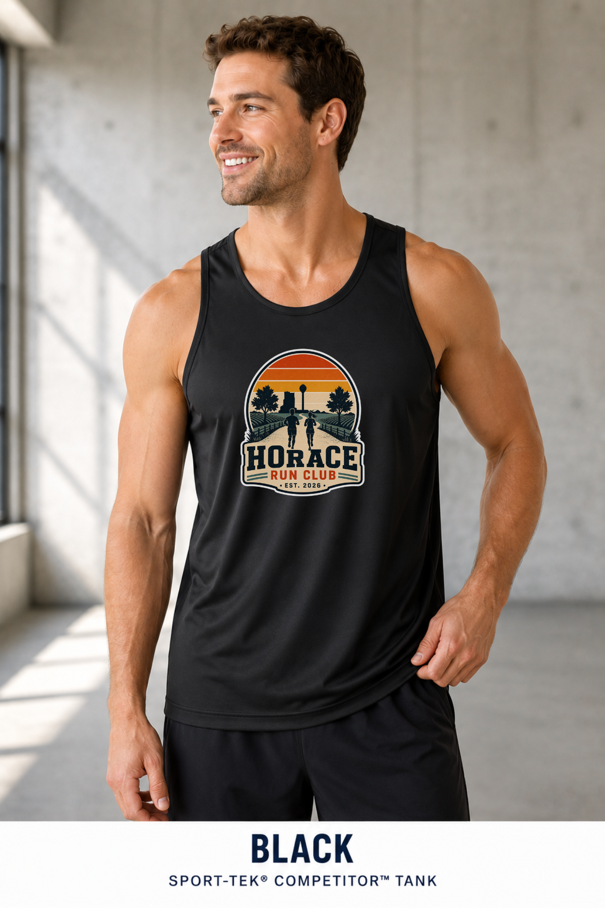 Horace Run Club Men's Sport-Tek® Competitor Tank