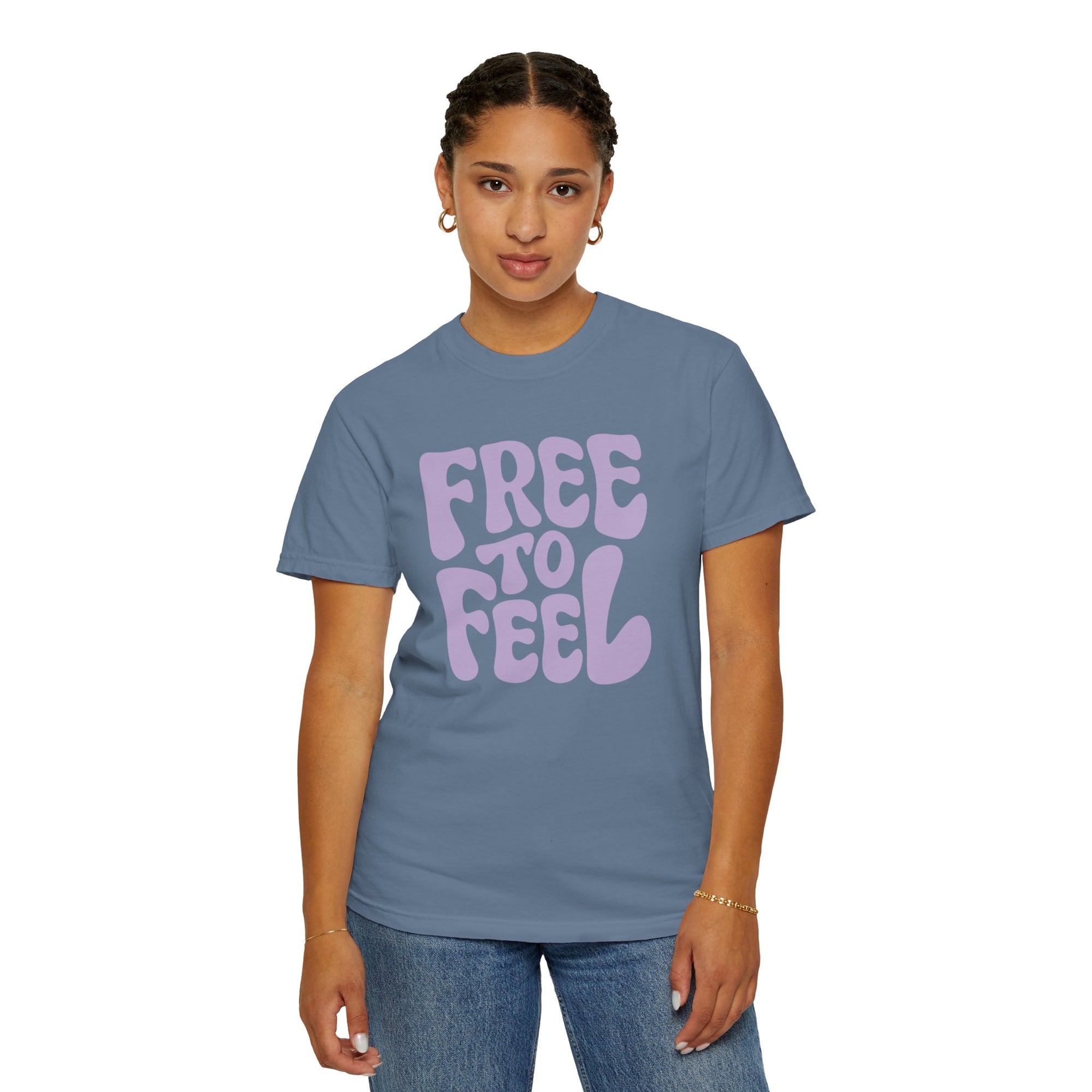 Free to Feel – Mental Health Comfort Colors Unisex Tee
