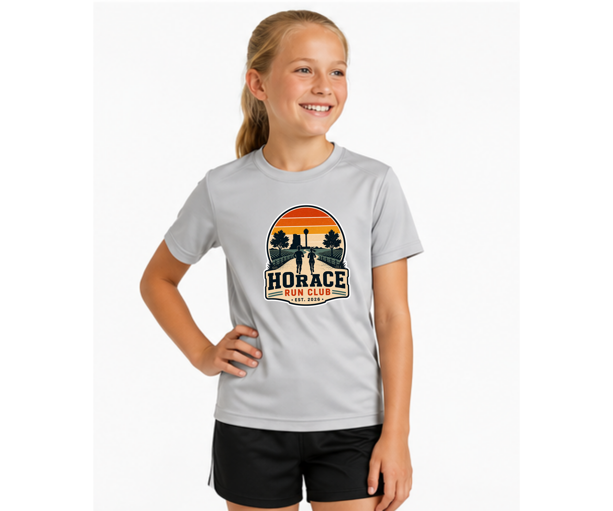 Youth Horace Run Club Performance Tee | Sport-Tek® PosiCharge® Competitor™ T-Shirt