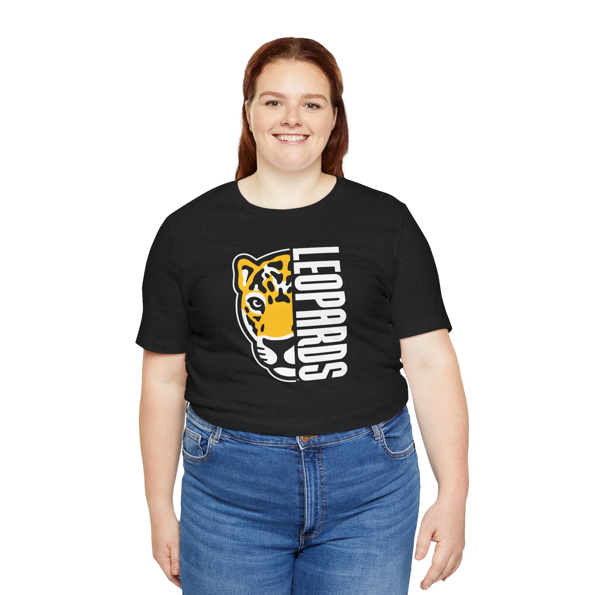 Meadowlark Leopards Bella & Canvas Tshirt, Teacher Tshirt, School Pride