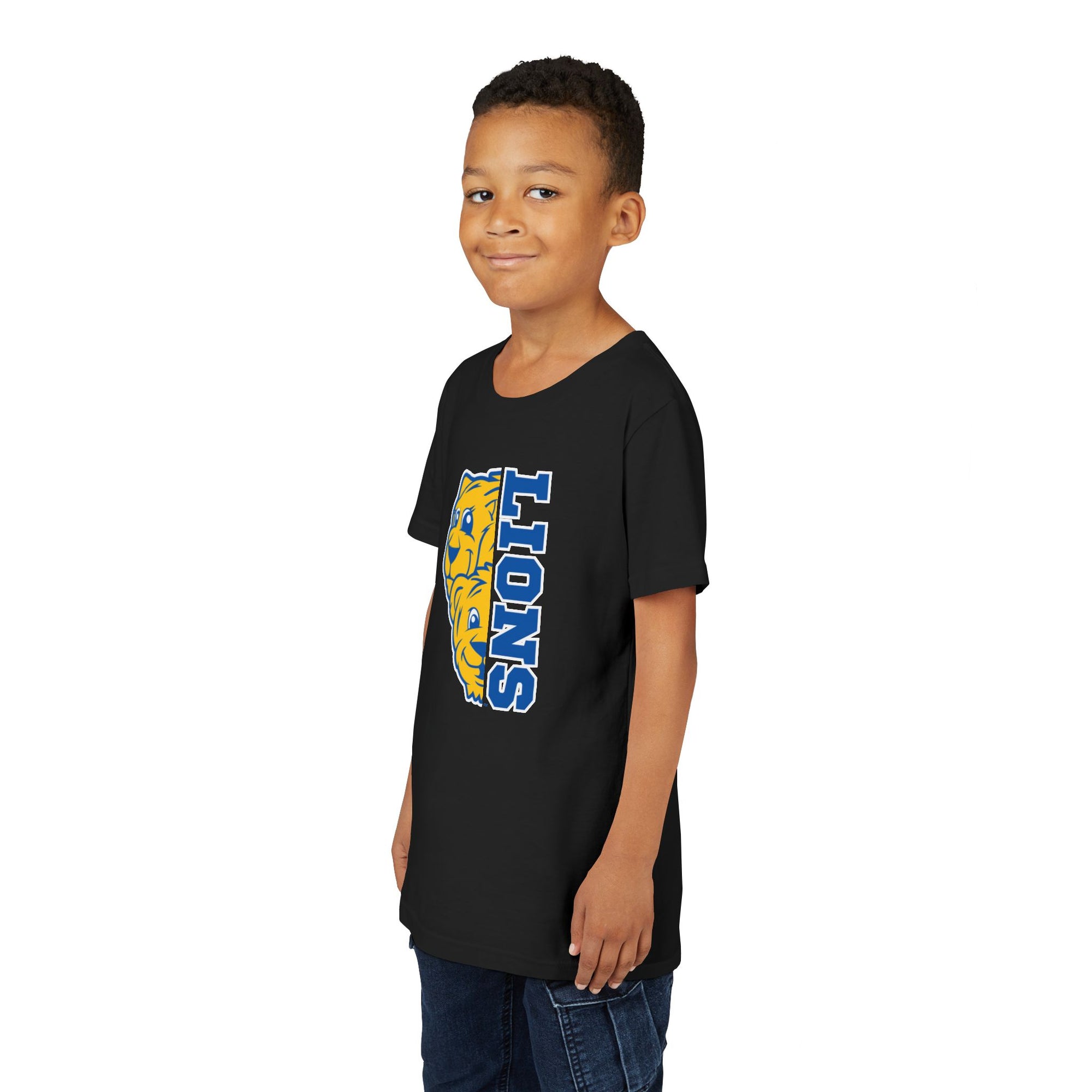 Legacy Lions Youth Bella & Canvas Tee Shirt, School Spirit T-Shirt, Mascot Apparel, Kids Graphic Tee, Logo Shirt