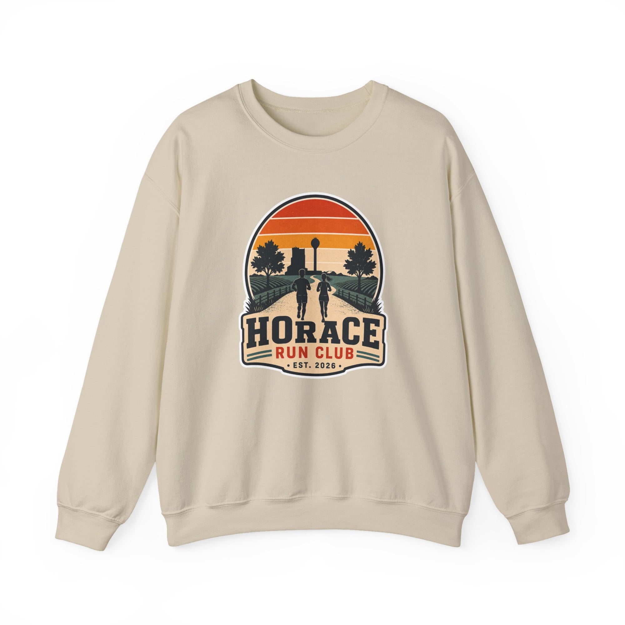 Horace Run Club Crewneck Sweatshirt | Gildan 18000
