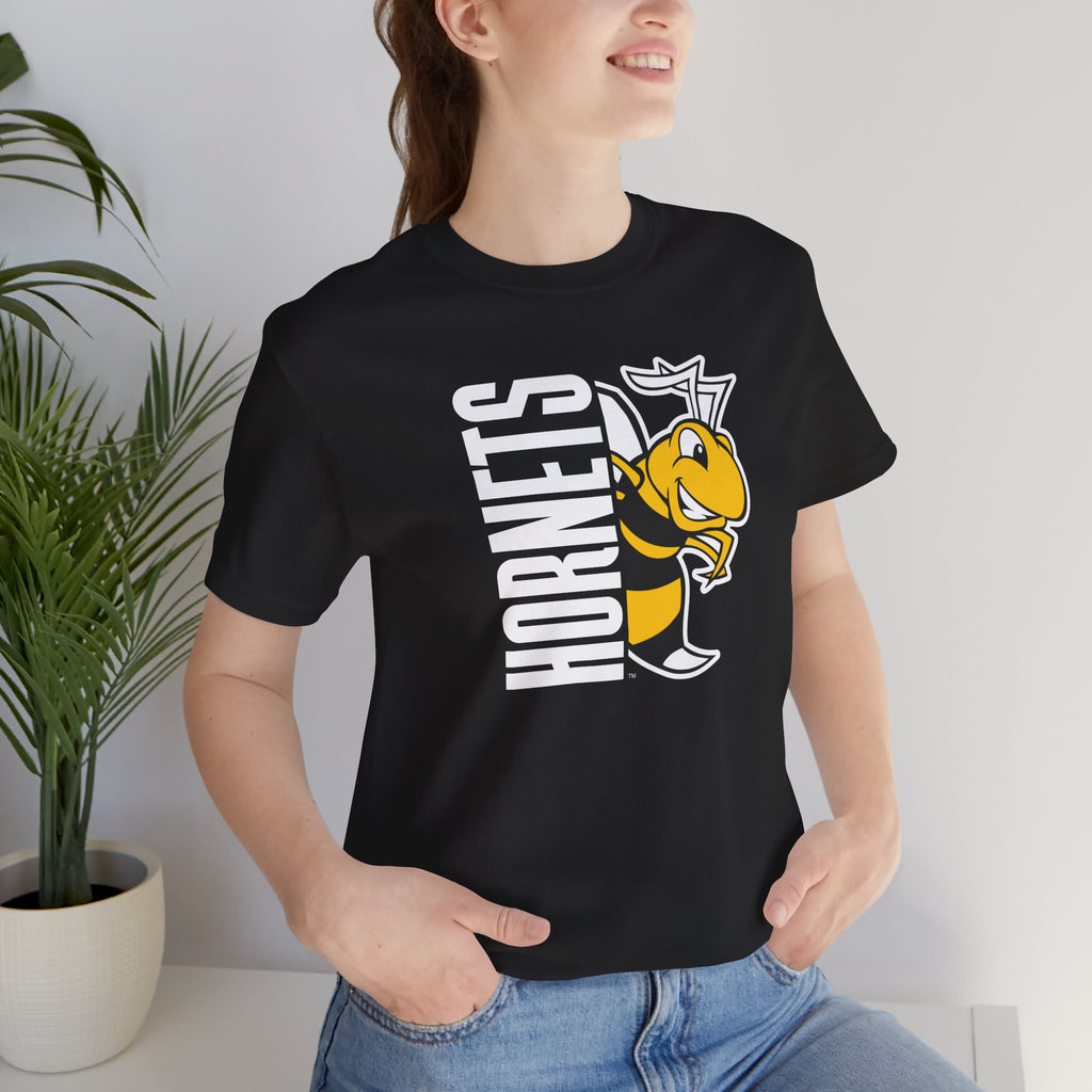 LOCAL PICK UP- Horace Hornets Unisex Spirit Tee – Bella + Canvas 3001 | Adult Game Day Shirt, School Spirit Shirt, Team Mascot Apparel