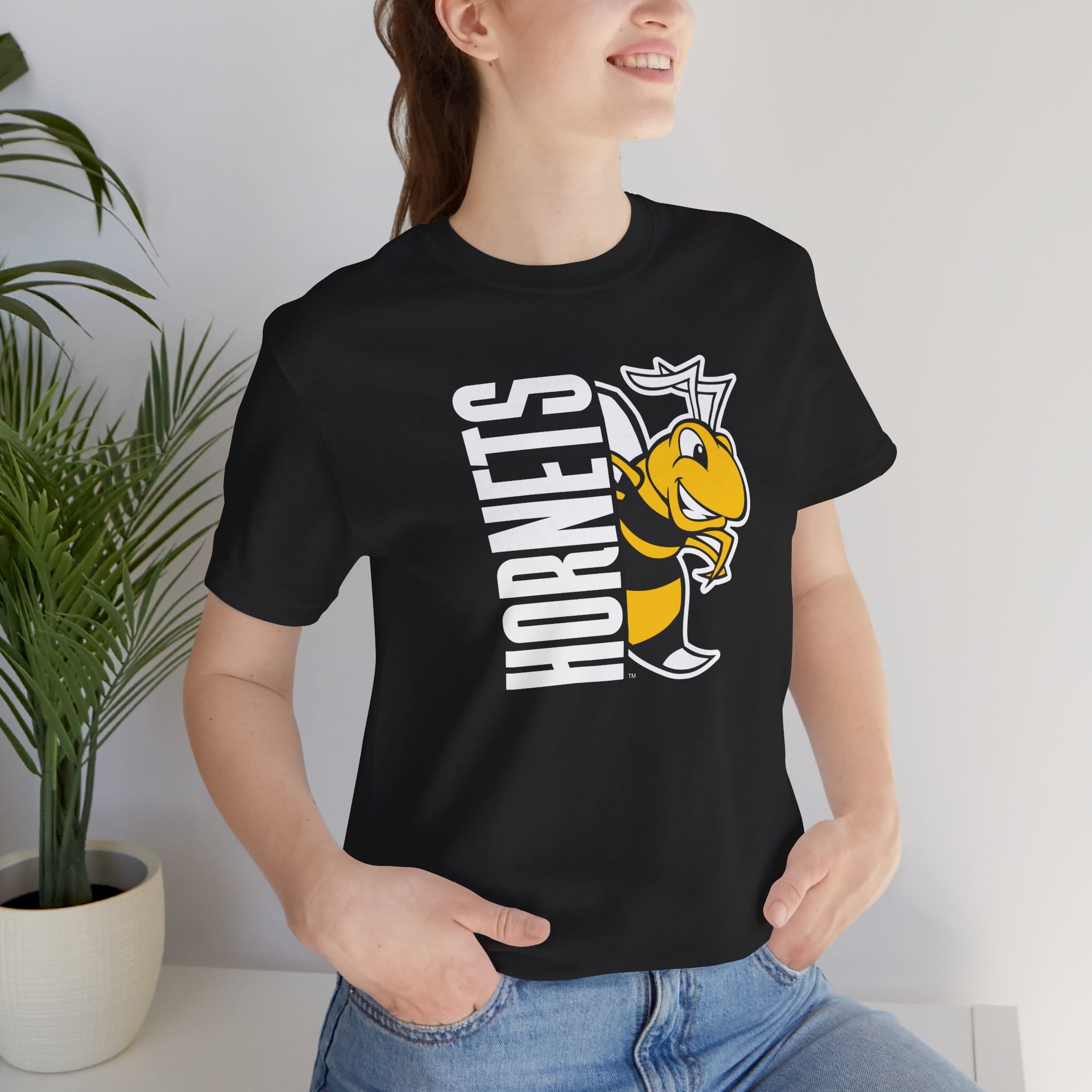 Horace Hornets Unisex Spirit Tee – Bella + Canvas 3001 | Adult Game Day Shirt, School Spirit Shirt, Team Mascot Apparel