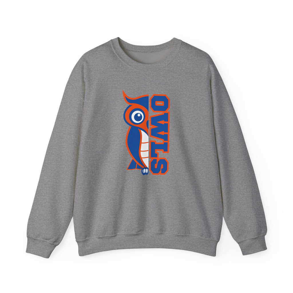 Osgood Owls Crewneck Sweatshirt | Gildan Heavy Blend 18000 | School Spirit Wear | Teacher & Student Sweatshirt | Game Day & Dress-Up Day Apparel