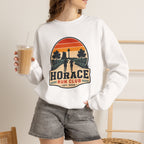 Horace Run Club Crewneck Sweatshirt | Gildan 18000