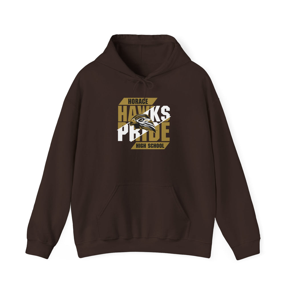 Horace Hawks Pride Sweatshirt | Gildan Unisex Heavy Blend Sweatshirt | Cozy School Spirit Wear