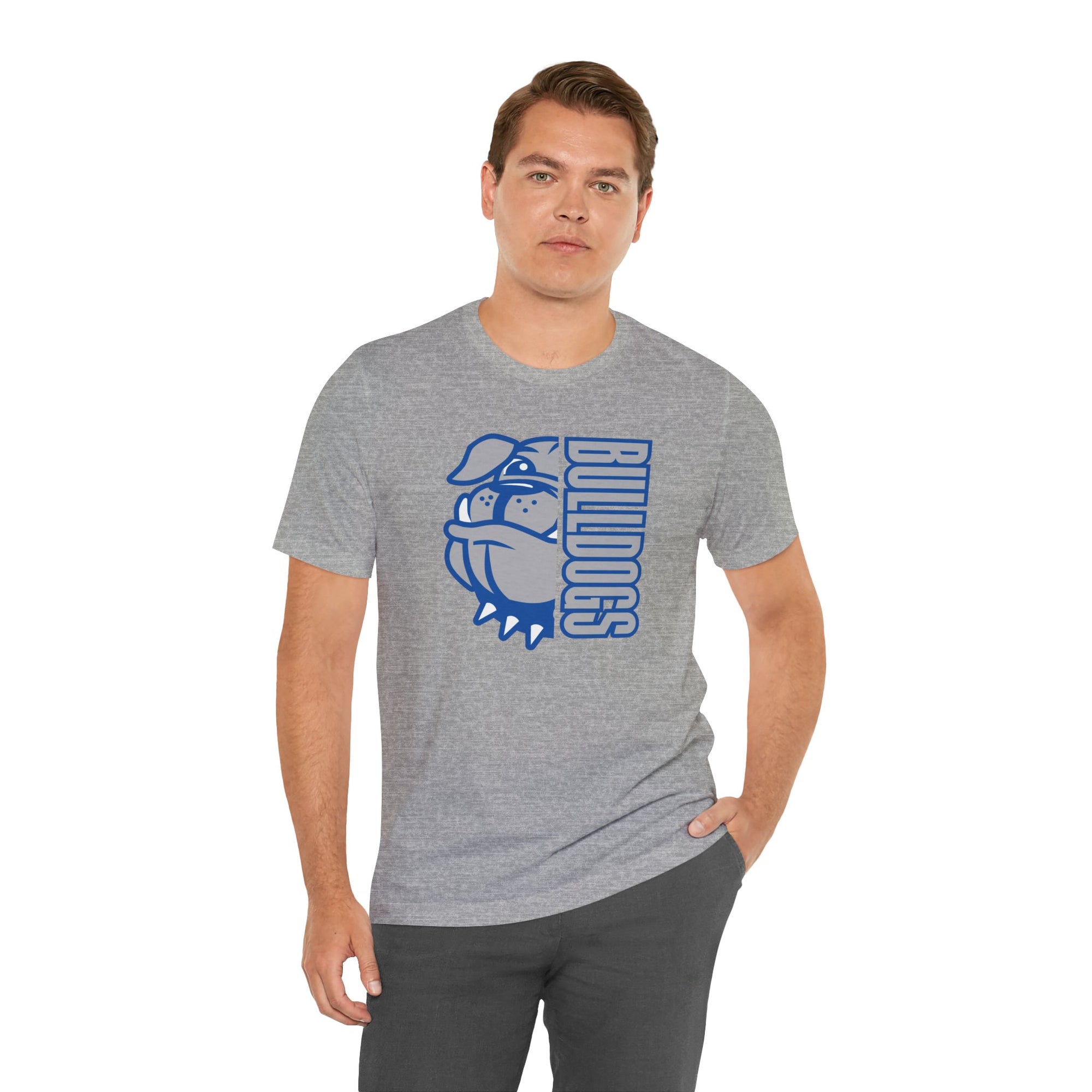 Independence Bulldogs T-Shirt | Bella + Canvas 3001 Unisex Tee | School Spirit Shirt | Teacher & Student Apparel | Game Day & Dress-Up Day Shirt