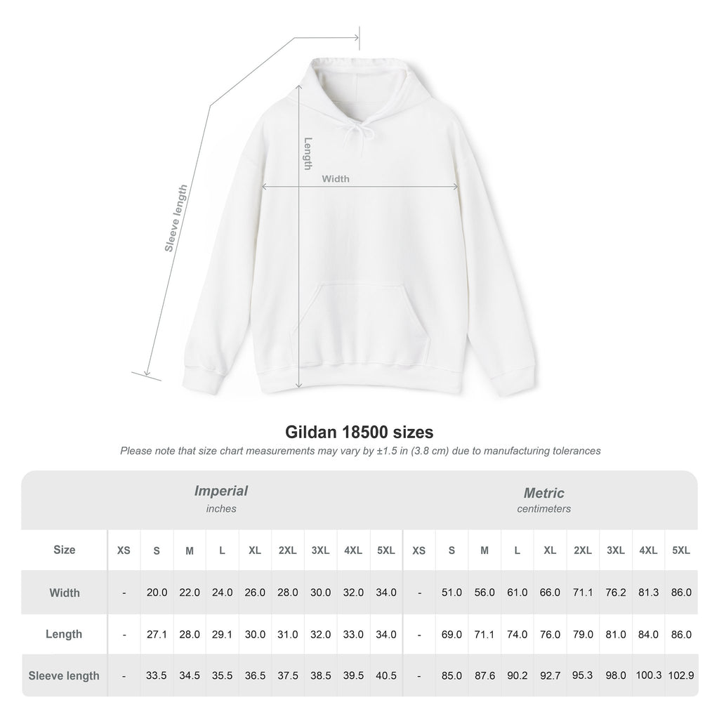 LOCAL PICK UP- Small Town, Big Pride- Gildan Heavy Blend Unisex Hoodie – Hawk Mascot Sweatshirt
