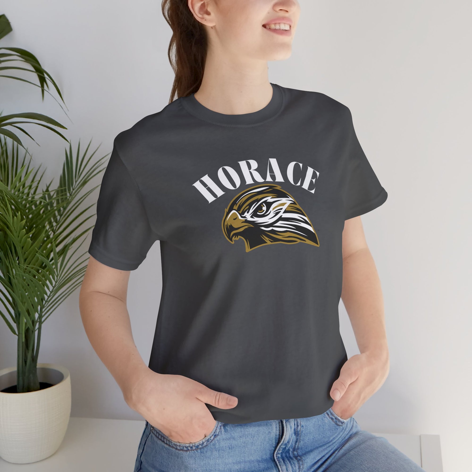 Horace Hawks Unisex T-Shirt | Bella + Canvas 3001, Game Day Shirt, Teacher Appreciation Gift