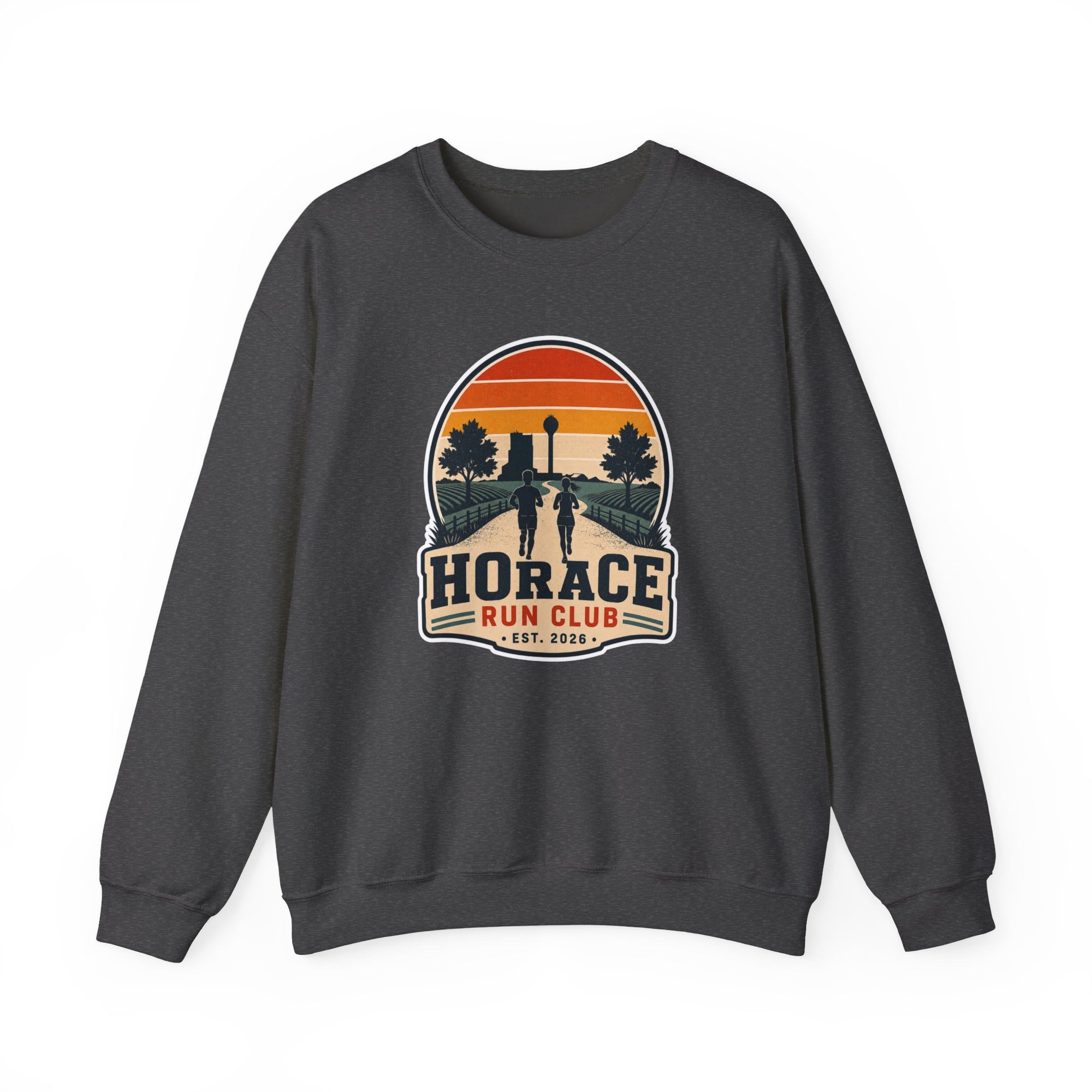 Horace Run Club Crewneck Sweatshirt | Gildan 18000