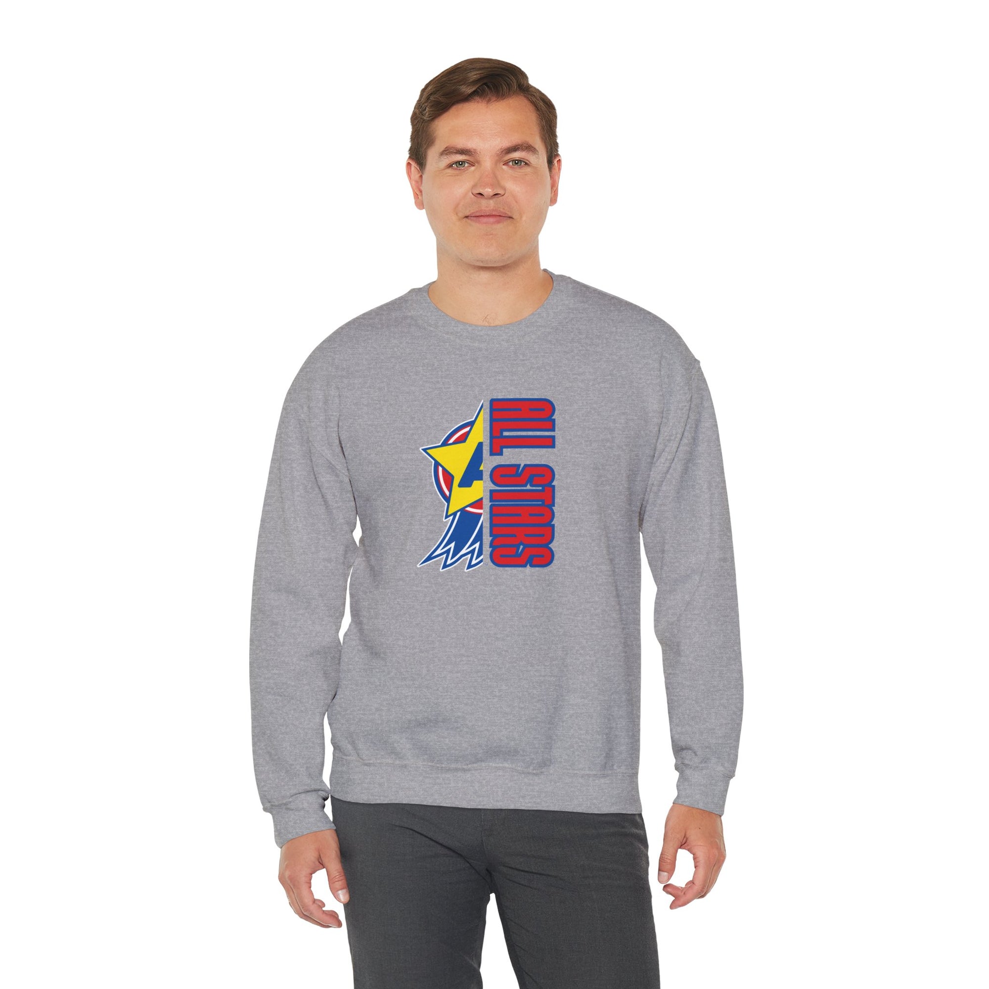 All Stars Unisex Crewneck Sweatshirt - Cozy, Trendy, Perfect for Casual Outings, Gifts, and Celebrations