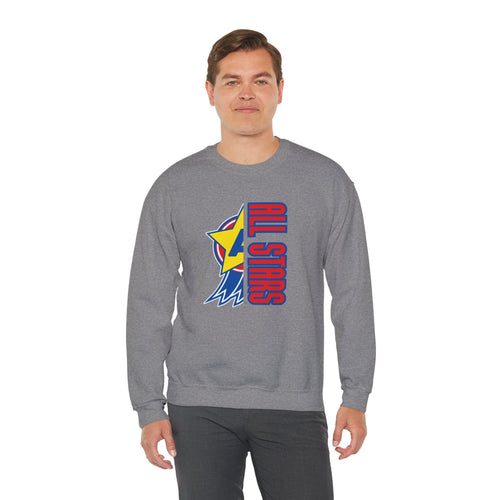 Aurora All Stars Crewneck Sweatshirt | Gildan Heavy Blend 18000 | School Spirit Wear | Teacher & Student Sweatshirt |Dress-Up Day Apparel