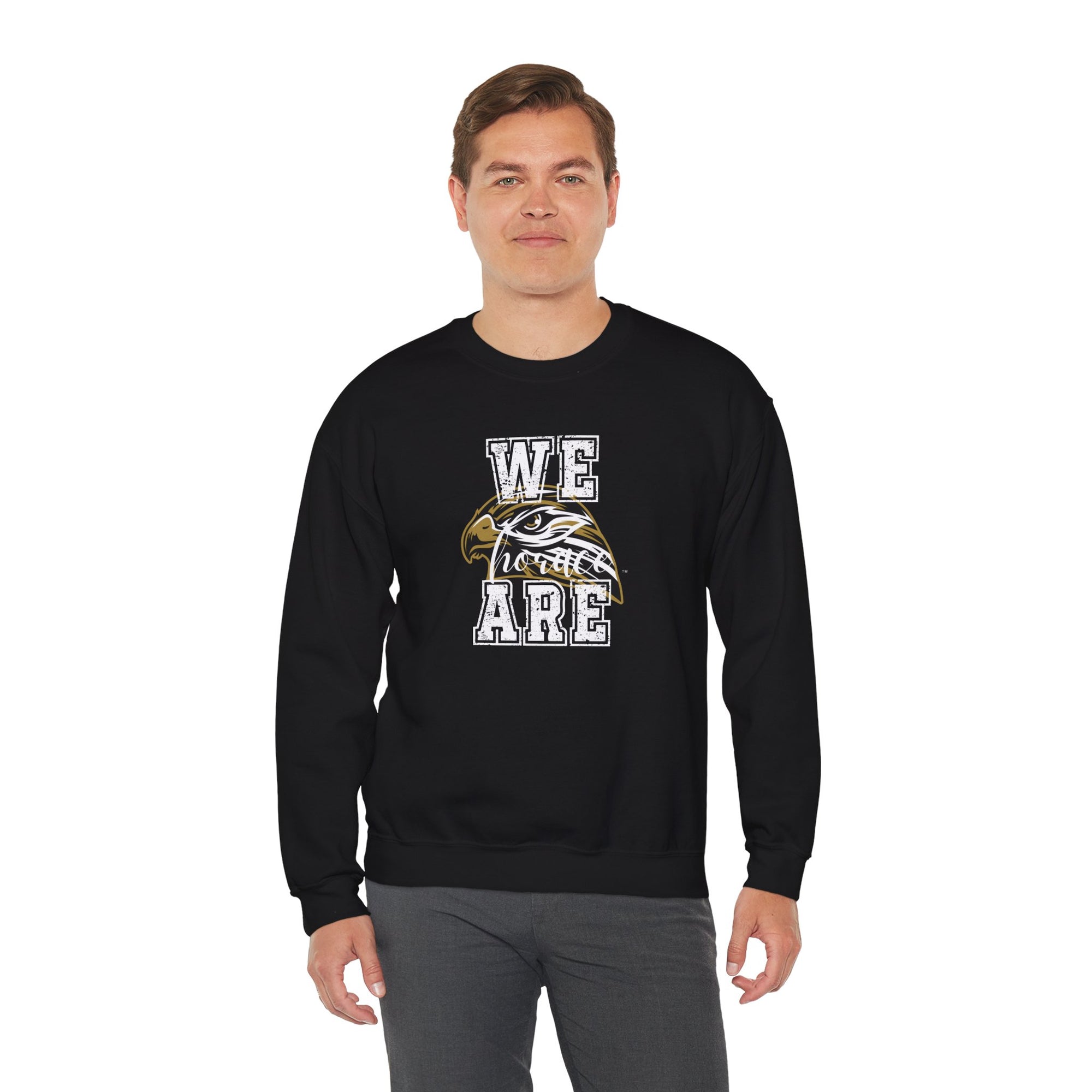 LOCAL PICK UP- We Are Horace Unisex Sweatshirt | Gildan Heavy Blend Crewneck | Teacher & Student Spirit Wear | School Dress Up Days | Mascot Sweatshirt