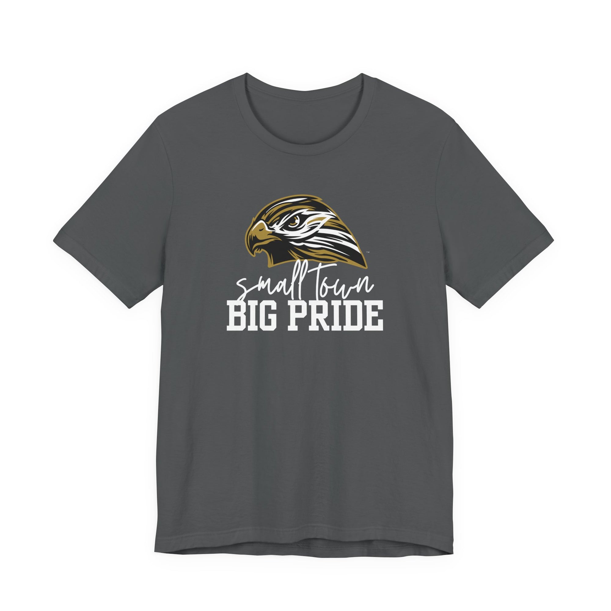 LOCAL PICK UP- Small Town Big Pride – Horace Hawks Unisex Tee | Bella + Canvas 3001