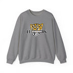 Meadowlark Leopards Crewneck Sweatshirt | Gildan 18000 Unisex Heavy Blend | School Spirit Wear | Teacher Apparel