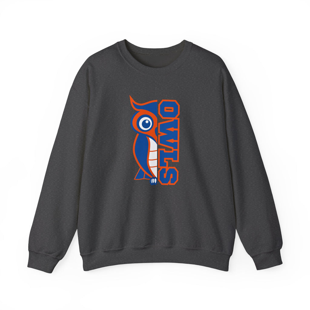 Osgood Owls Crewneck Sweatshirt | Gildan Heavy Blend 18000 | School Spirit Wear | Teacher & Student Sweatshirt | Game Day & Dress-Up Day Apparel