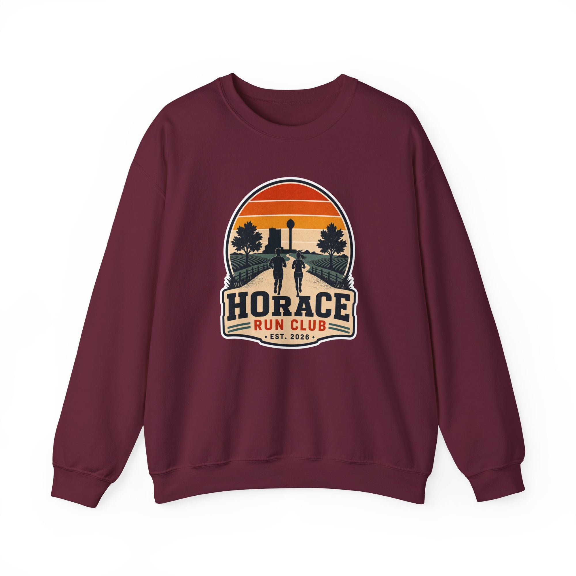 Horace Run Club Crewneck Sweatshirt | Gildan 18000