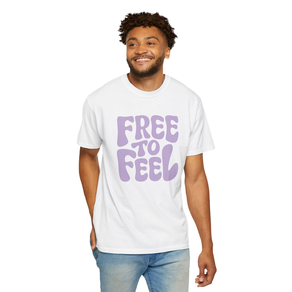 Free to Feel – Mental Health Comfort Colors Unisex Tee