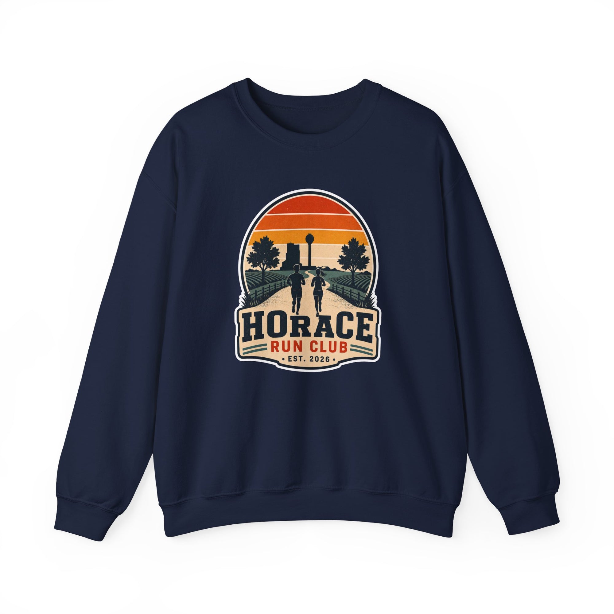 Horace Run Club Crewneck Sweatshirt | Gildan 18000