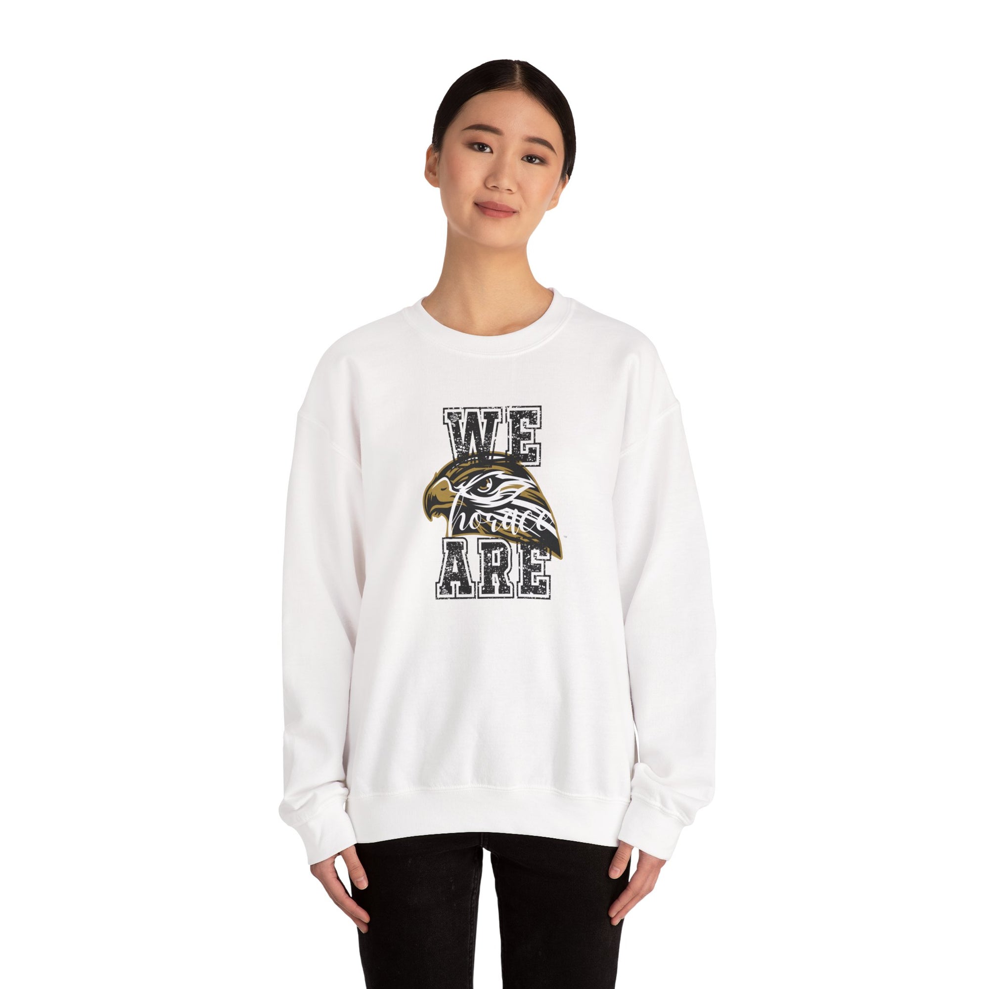 LOCAL PICK UP- We Are Horace Unisex Sweatshirt | Gildan Heavy Blend Crewneck | Teacher & Student Spirit Wear | School Dress Up Days | Mascot Sweatshirt