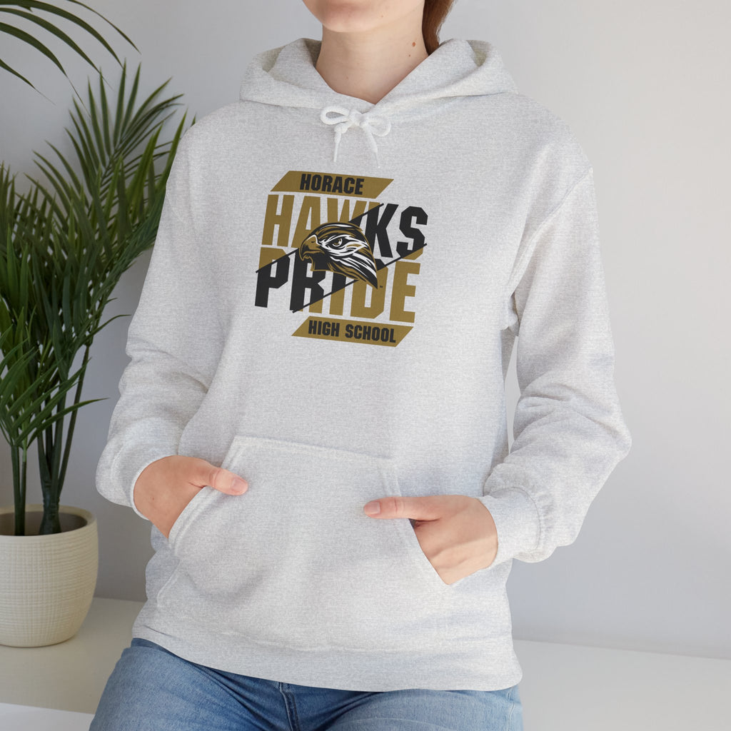 Horace Hawks Pride Sweatshirt | Gildan Unisex Heavy Blend Sweatshirt | Cozy School Spirit Wear