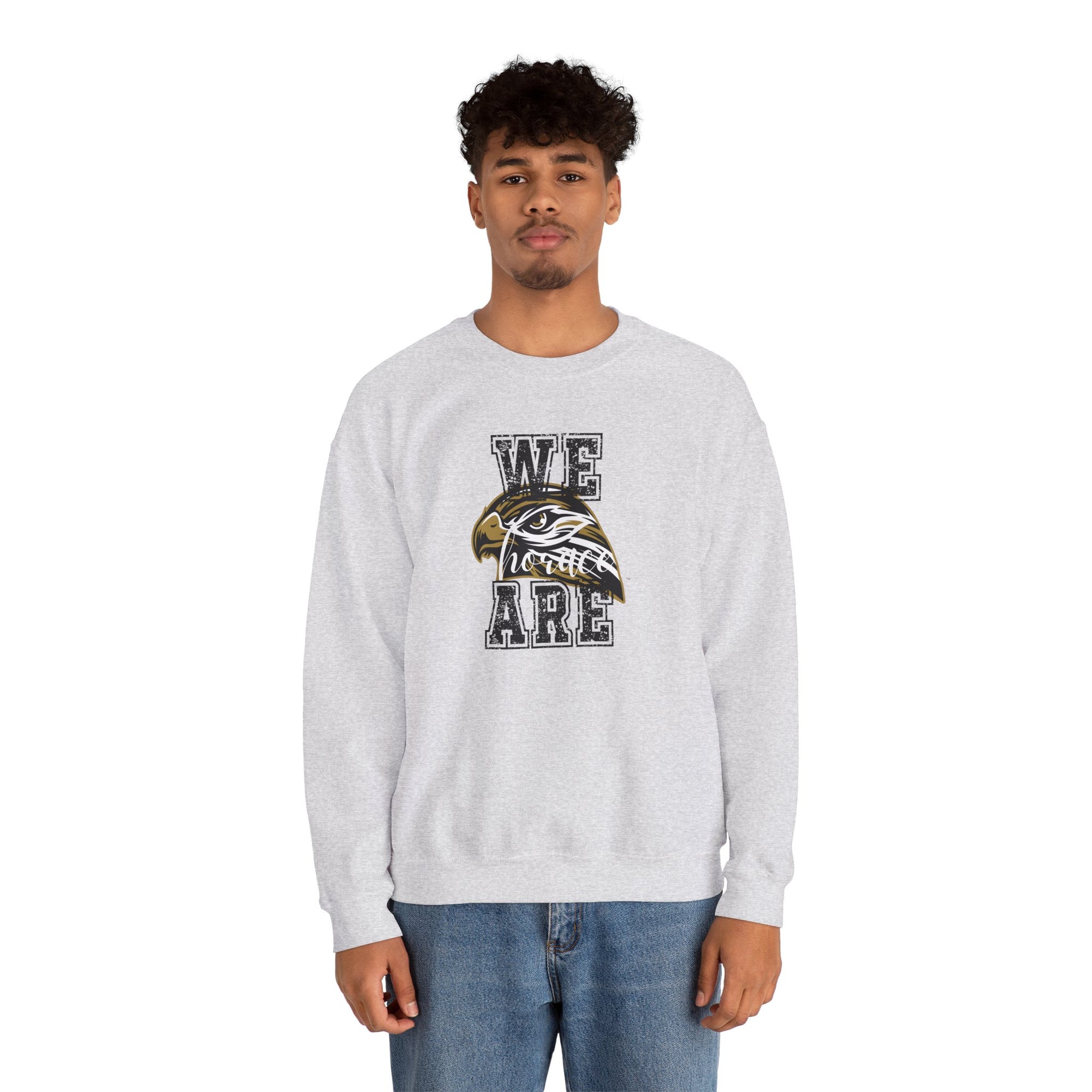 LOCAL PICK UP- We Are Horace Unisex Sweatshirt | Gildan Heavy Blend Crewneck | Teacher & Student Spirit Wear | School Dress Up Days | Mascot Sweatshirt