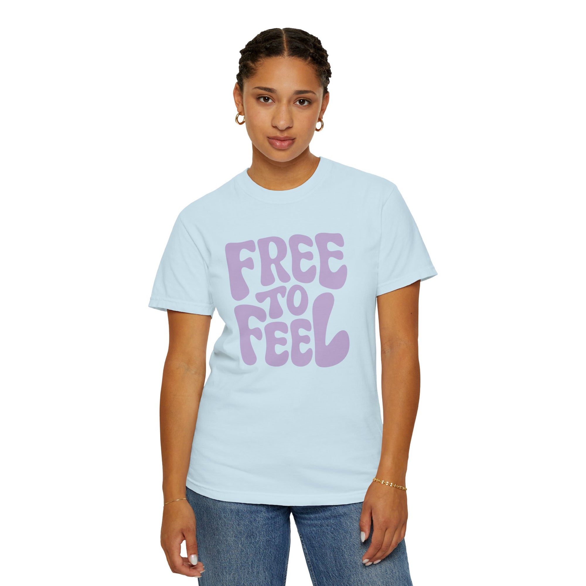 Free to Feel – Mental Health Comfort Colors Unisex Tee