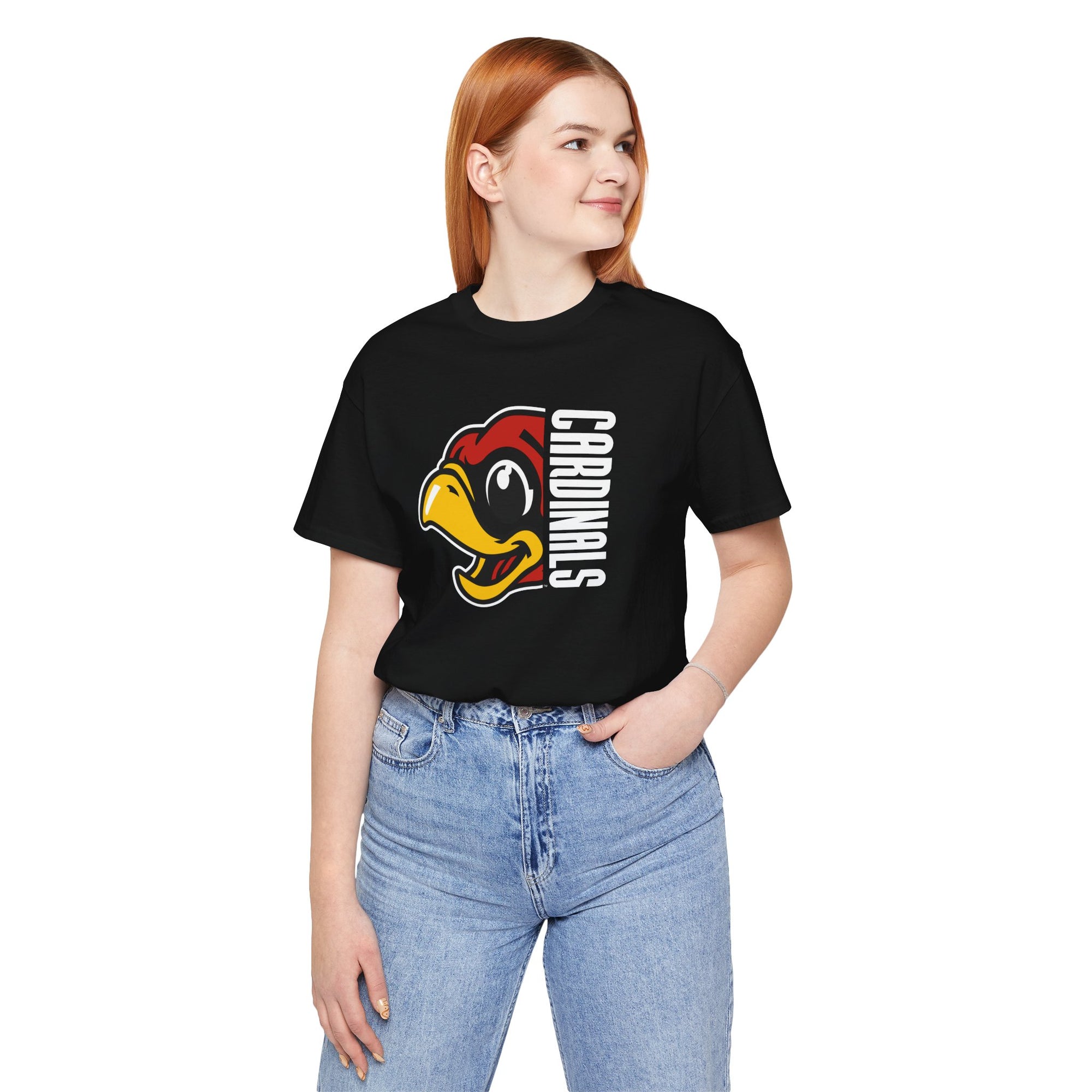 Deer Creek Cardinals School Tshirt, Teacher Back to School Unisex Bella & Canvas Tee, Shirt, Gift, Apparel