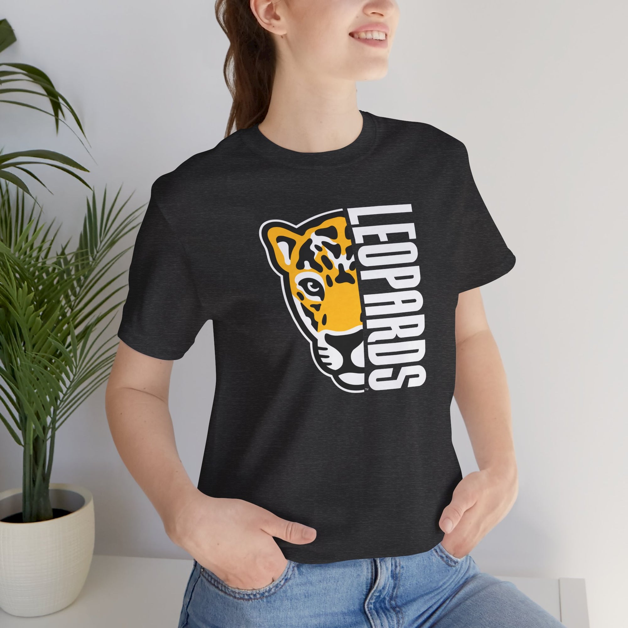 Meadowlark Leopards Bella & Canvas Tshirt, Teacher Tshirt, School Pride