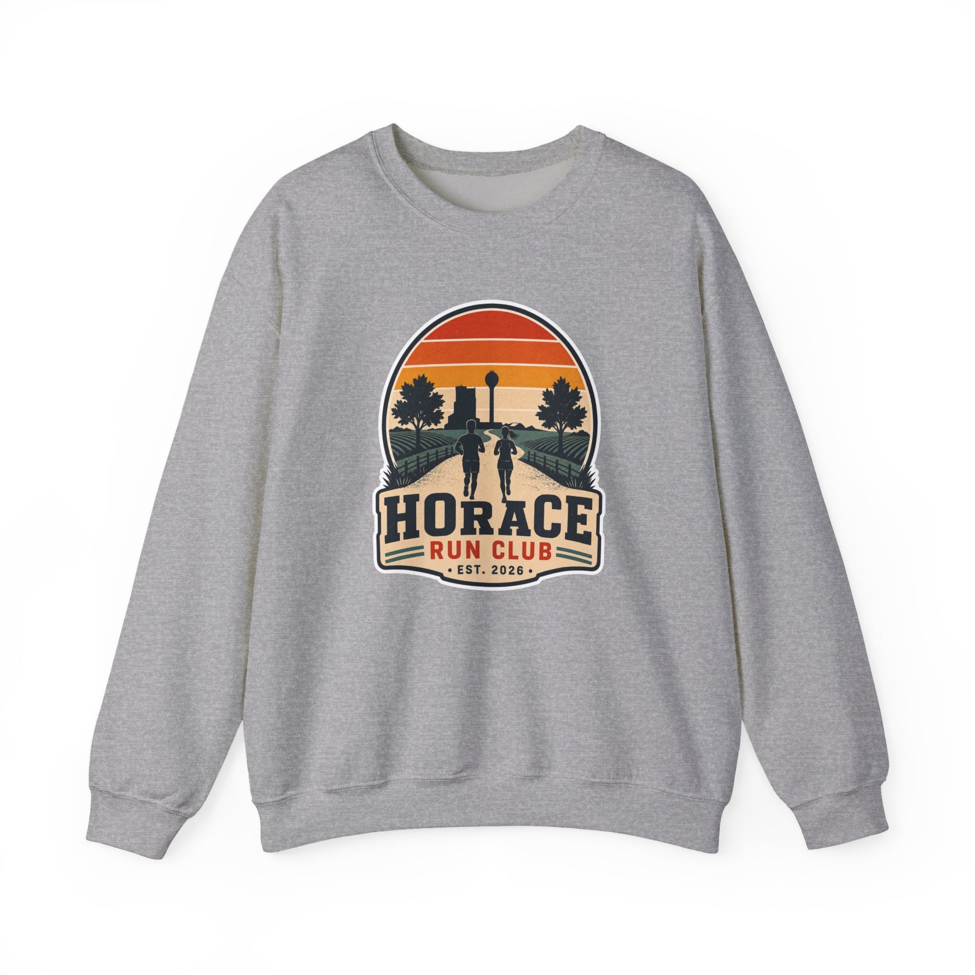 Horace Run Club Crewneck Sweatshirt | Gildan 18000