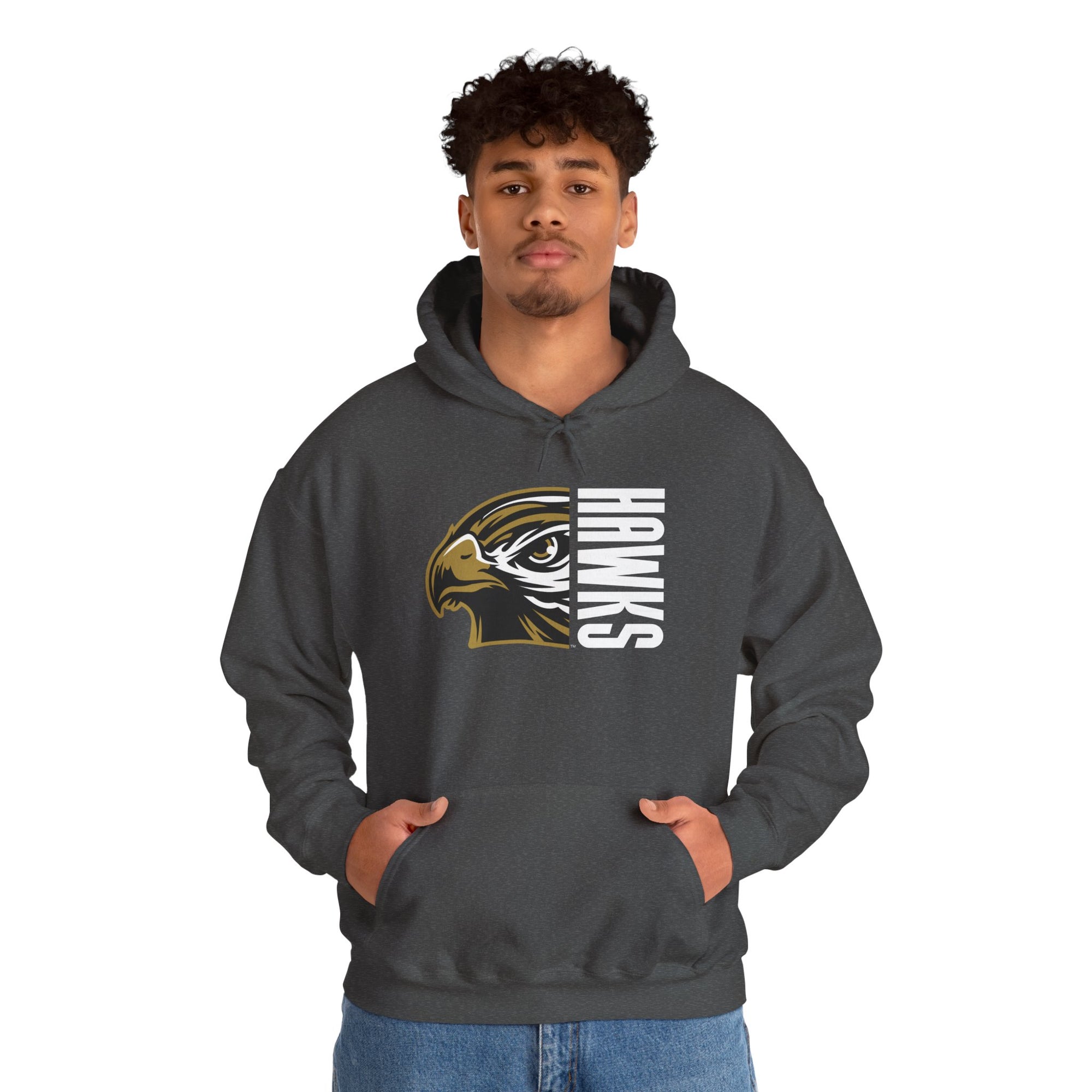 Horace Hawks Gildan Heavy Blend Hoodie | School Spirit Sweatshirt | Game Day & Everyday Wear