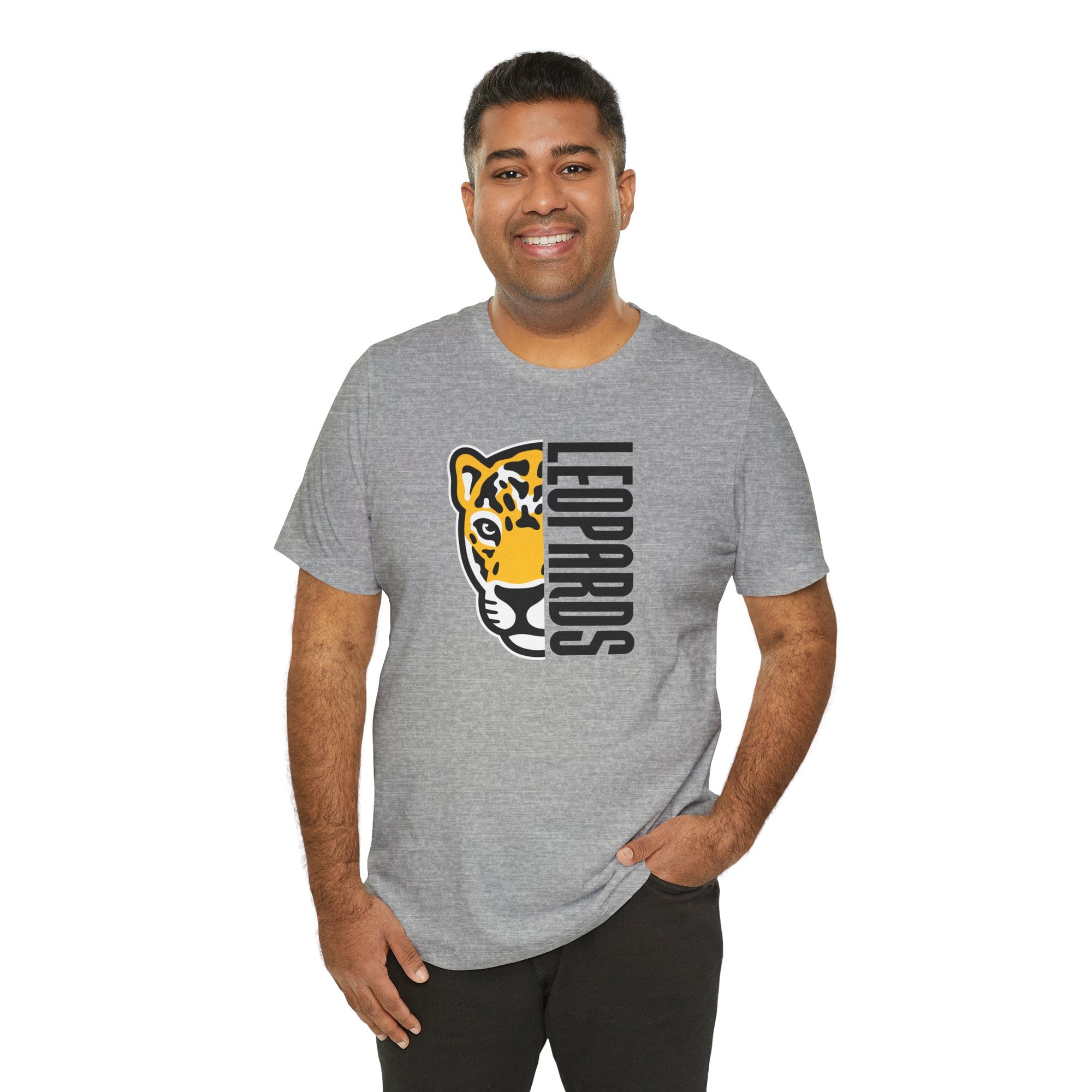 Meadowlark Leopards Bella & Canvas Tshirt, Teacher Tshirt, School Pride