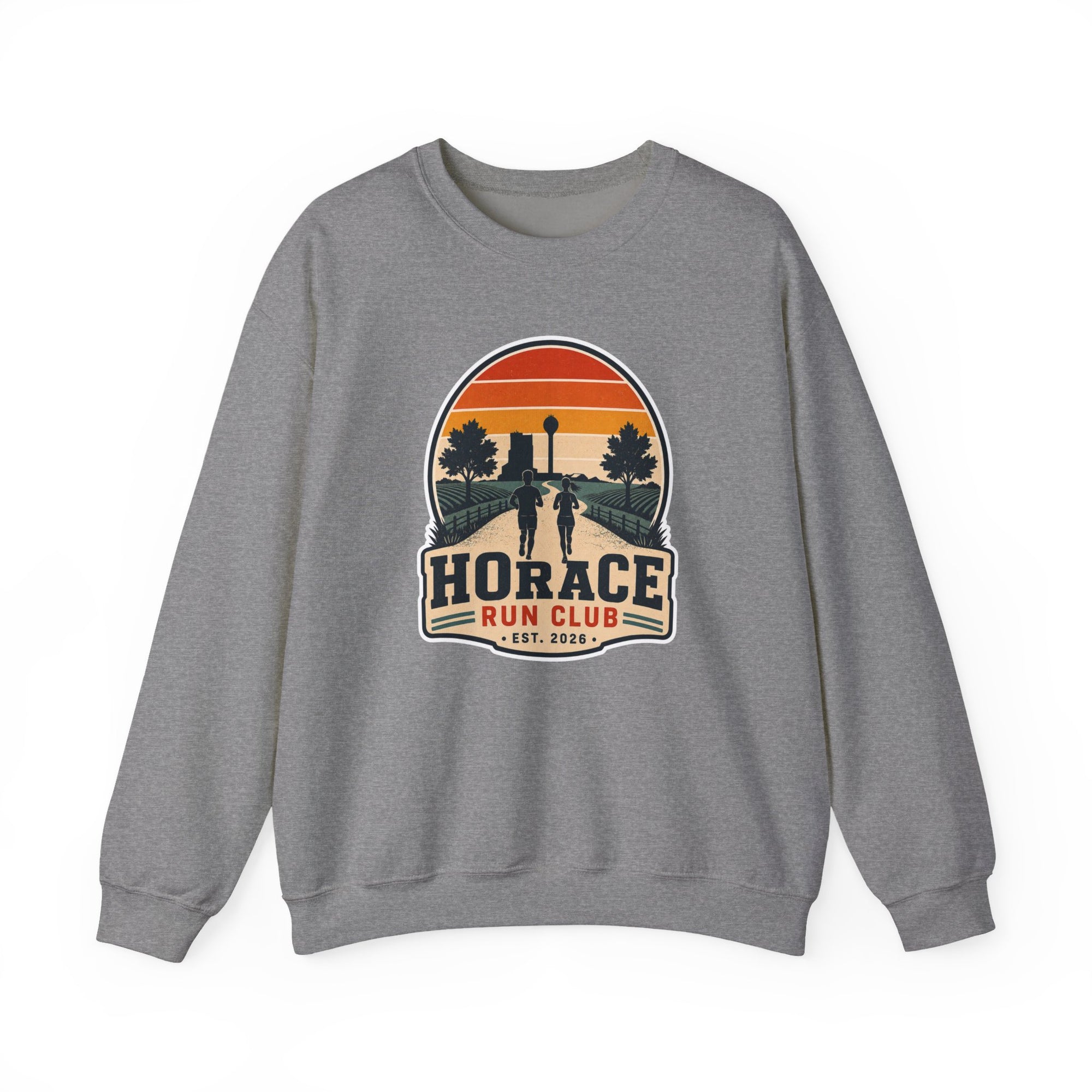 Horace Run Club Crewneck Sweatshirt | Gildan 18000