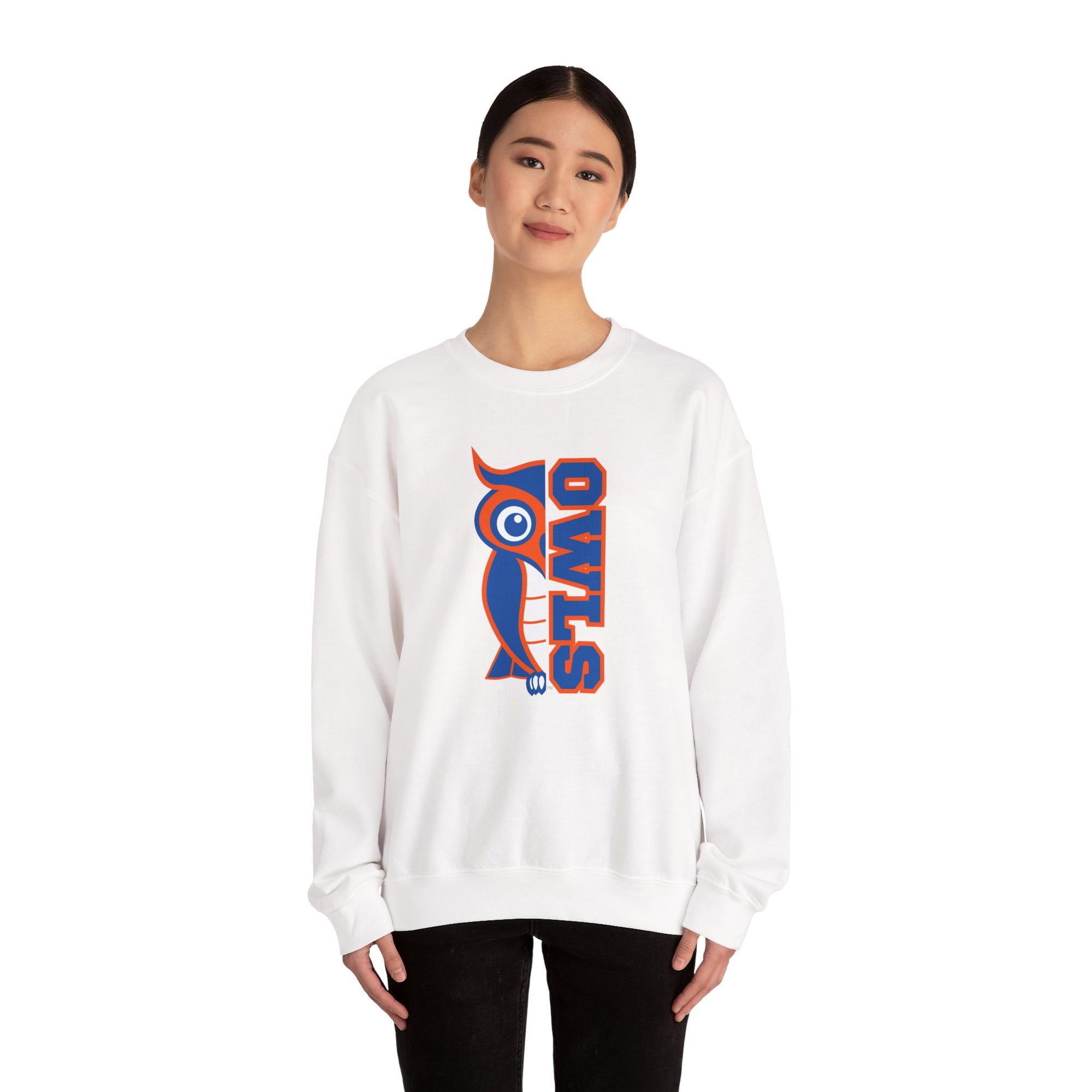 Osgood Owls Crewneck Sweatshirt | Gildan Heavy Blend 18000 | School Spirit Wear | Teacher & Student Sweatshirt | Game Day & Dress-Up Day Apparel