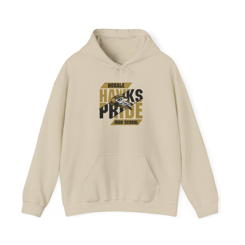 Horace Hawks Pride Sweatshirt | Gildan Unisex Heavy Blend Sweatshirt | Cozy School Spirit Wear