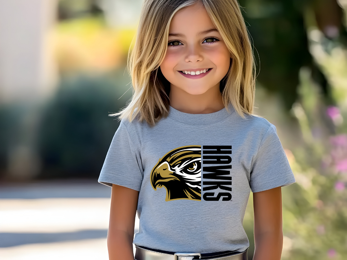 Horace Hawks High School Youth Tshirt, Student School Tee, Kids Graphic Shirt, Children's school Spirit Apparel