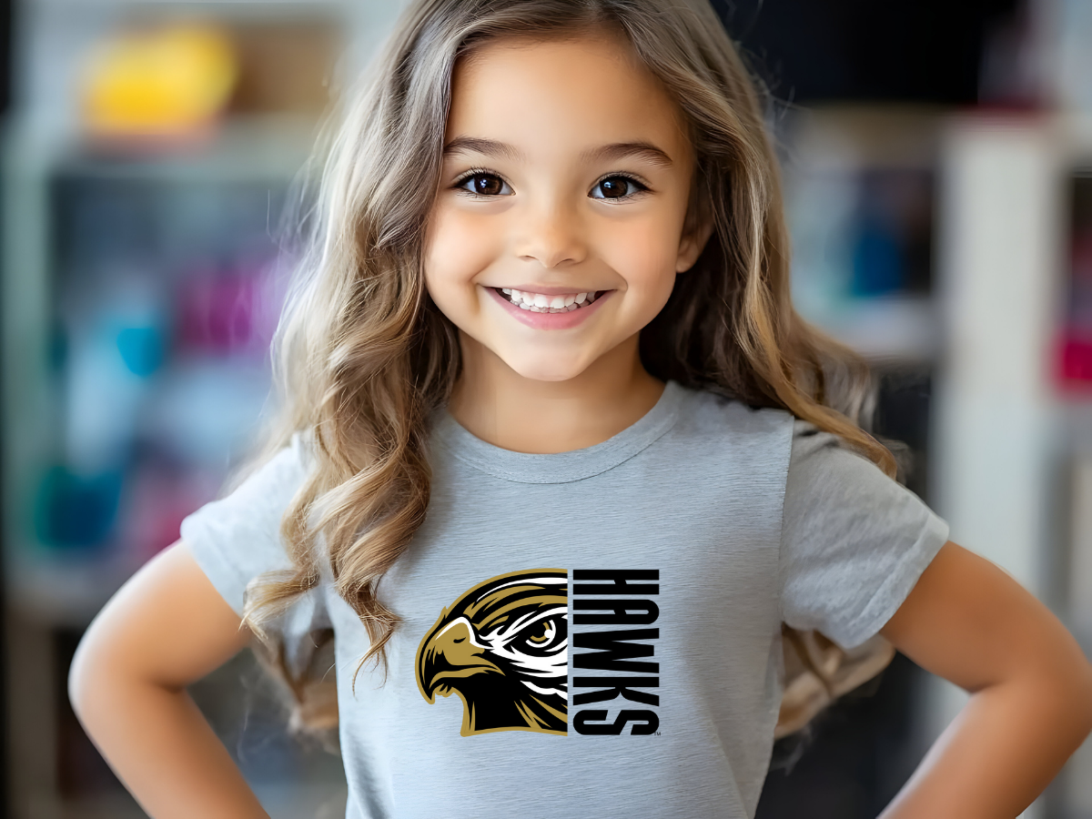 Horace Hawks High School Youth Tshirt, Student School Tee, Kids Graphic Shirt, Children's school Spirit Apparel
