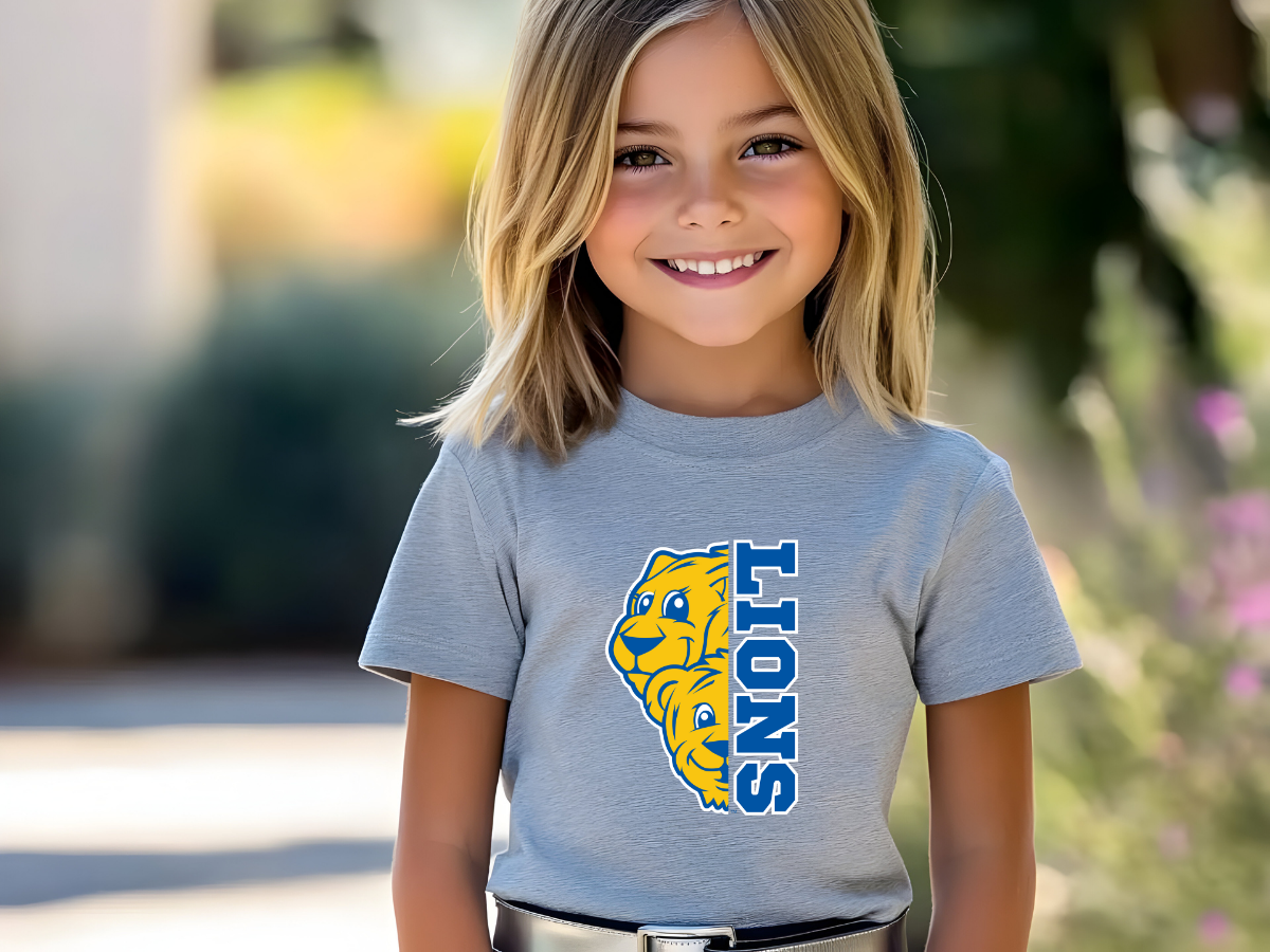 Legacy Lions Youth Bella & Canvas Tee Shirt, School Spirit T-Shirt, Mascot Apparel, Kids Graphic Tee, Logo Shirt