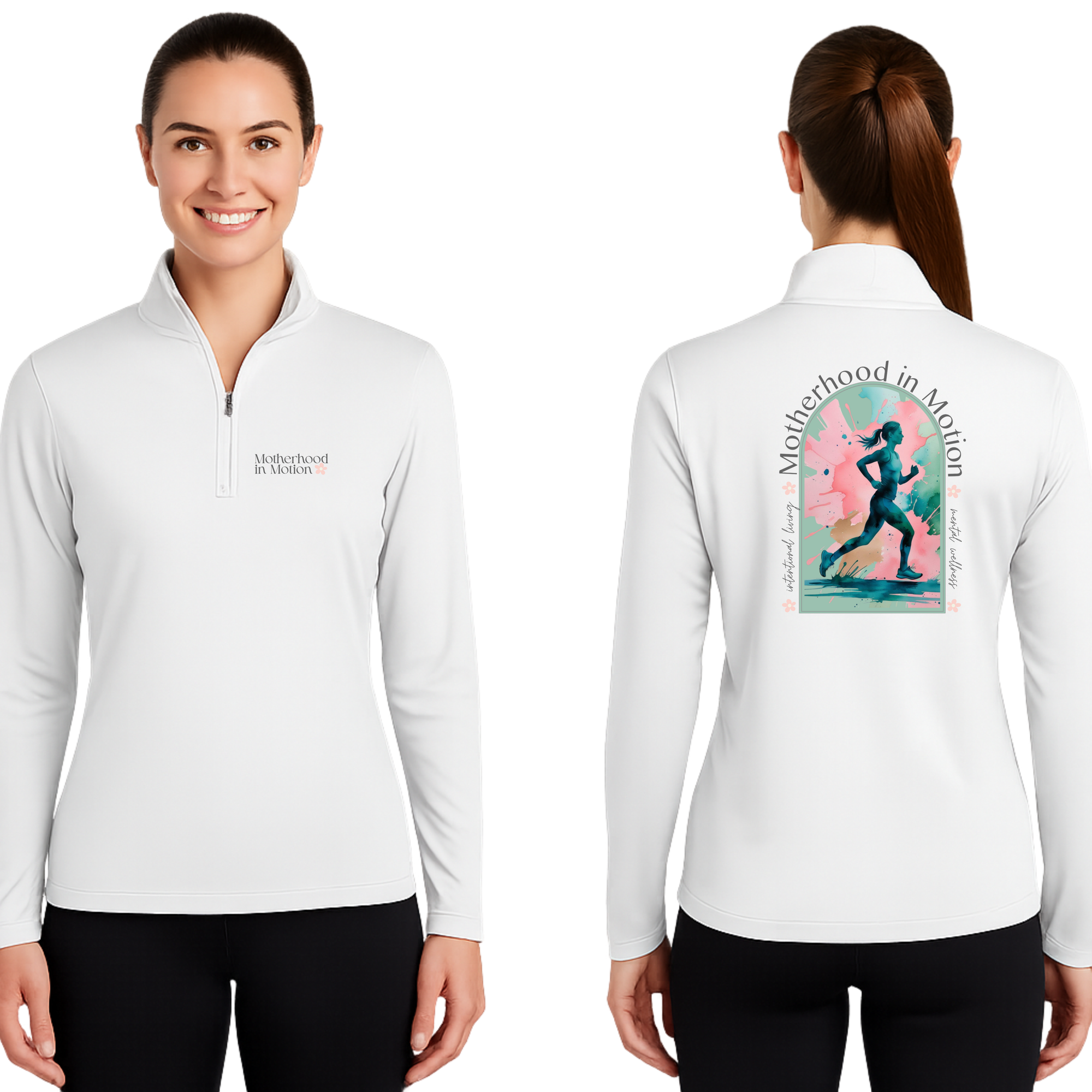 Motherhood in Motion – Sport-Tek 357 Quarter Zip Sweatshirt