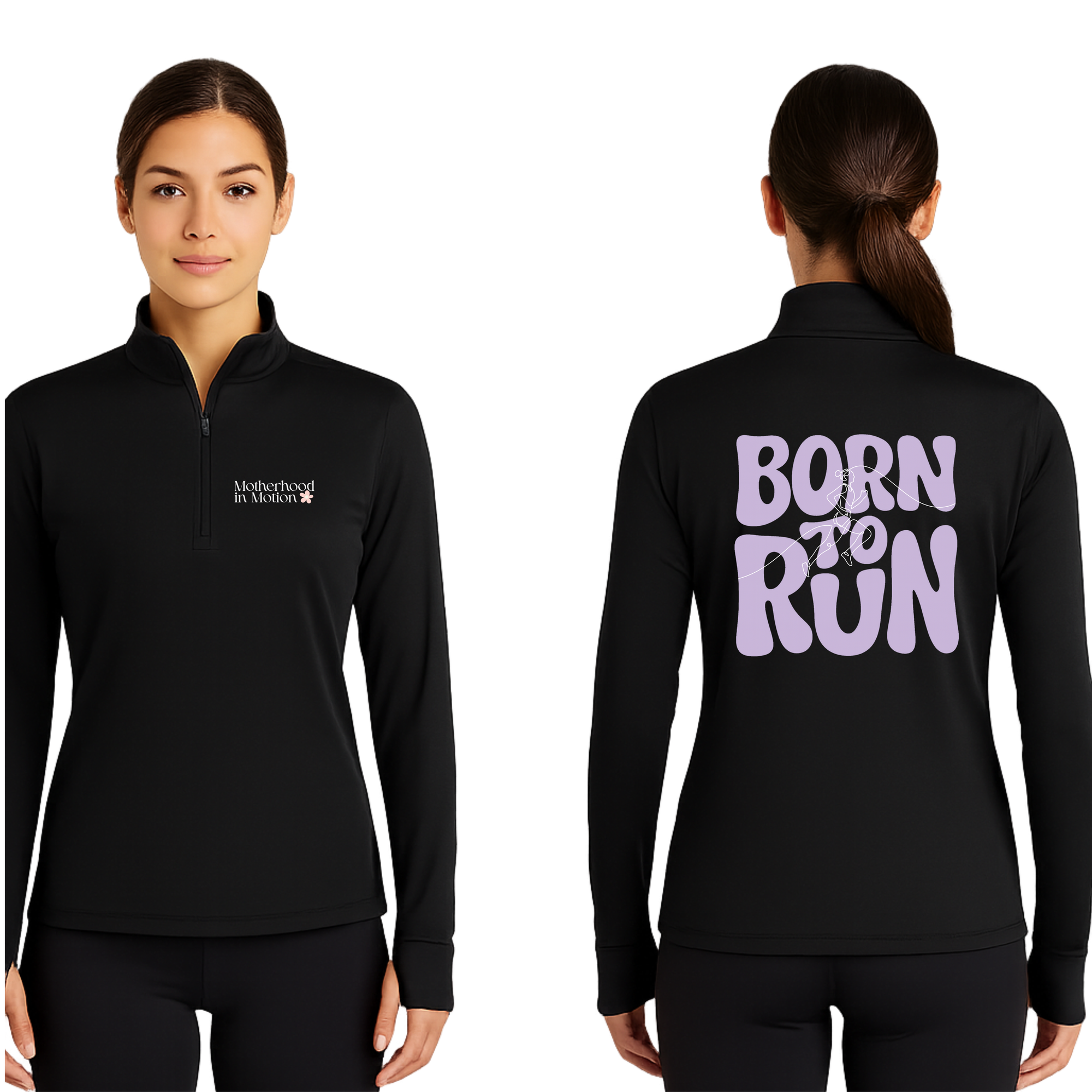 Born to Run Unisex Quarter-Zip Pullover | Cozy Athletic Layer, Perfect for Running & Casual Wear, Gift for Fitness Lovers, [...]
