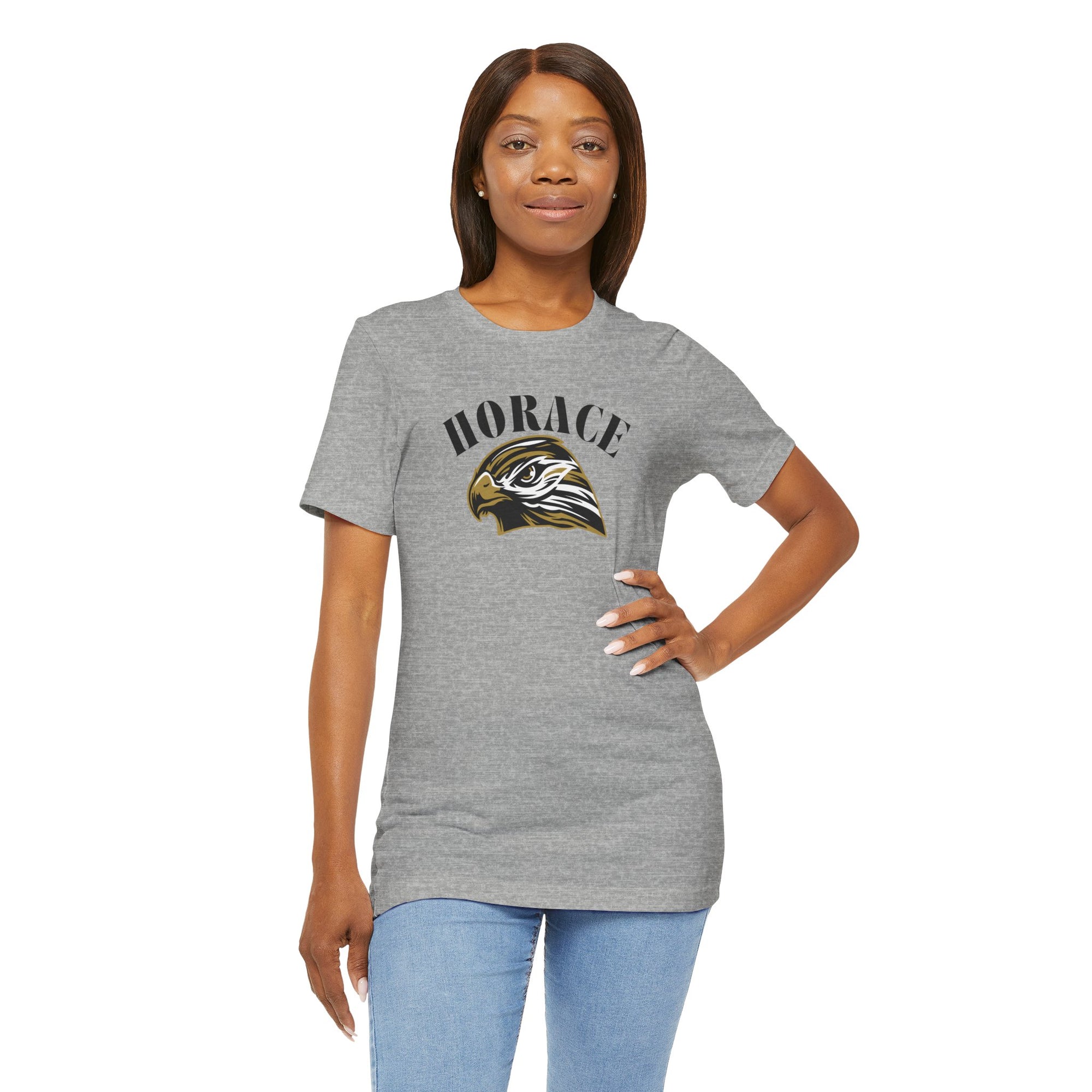 Horace Hawks Unisex T-Shirt | Bella + Canvas 3001, Game Day Shirt, Teacher Appreciation Gift