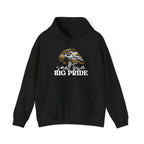 Small Town, Big Pride Gildan Heavy Blend Unisex Hoodie – Hawk Mascot Sweatshirt