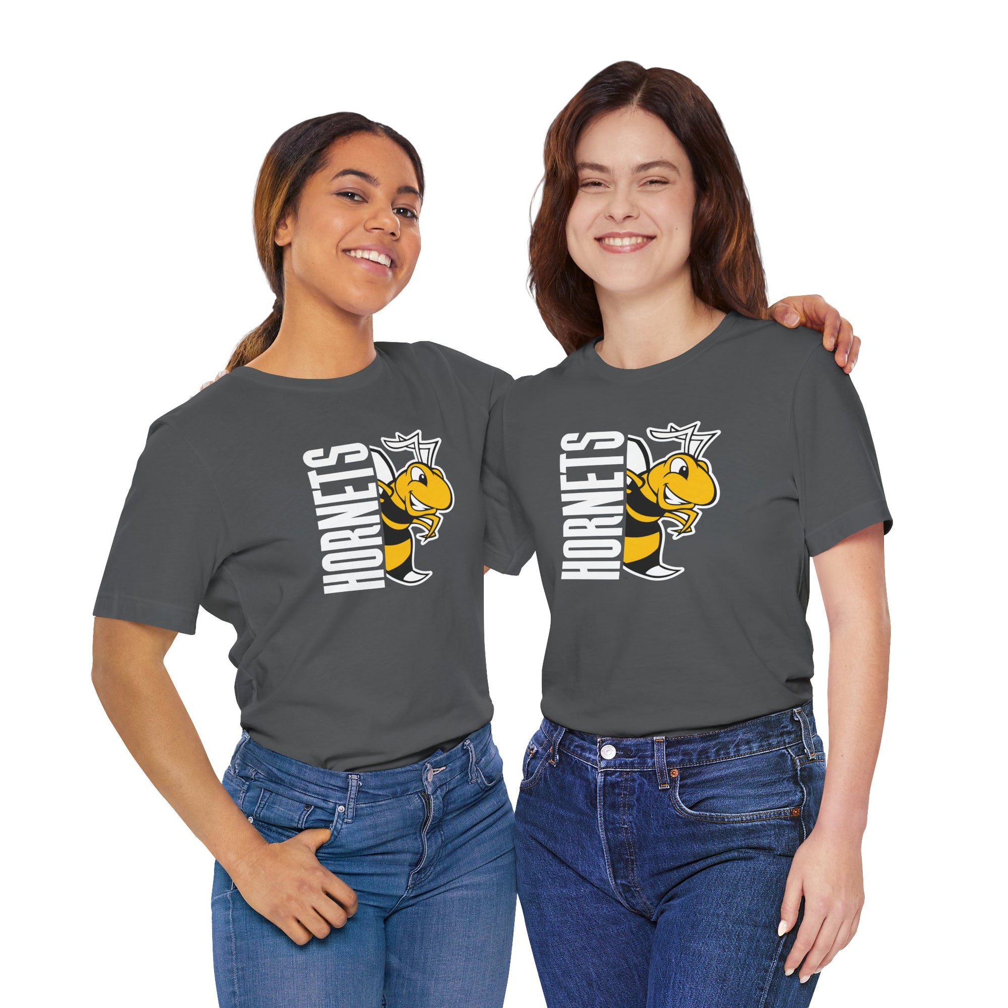 Horace Hornets Unisex Spirit Tee – Bella + Canvas 3001 | Adult Game Day Shirt, School Spirit Shirt, Team Mascot Apparel