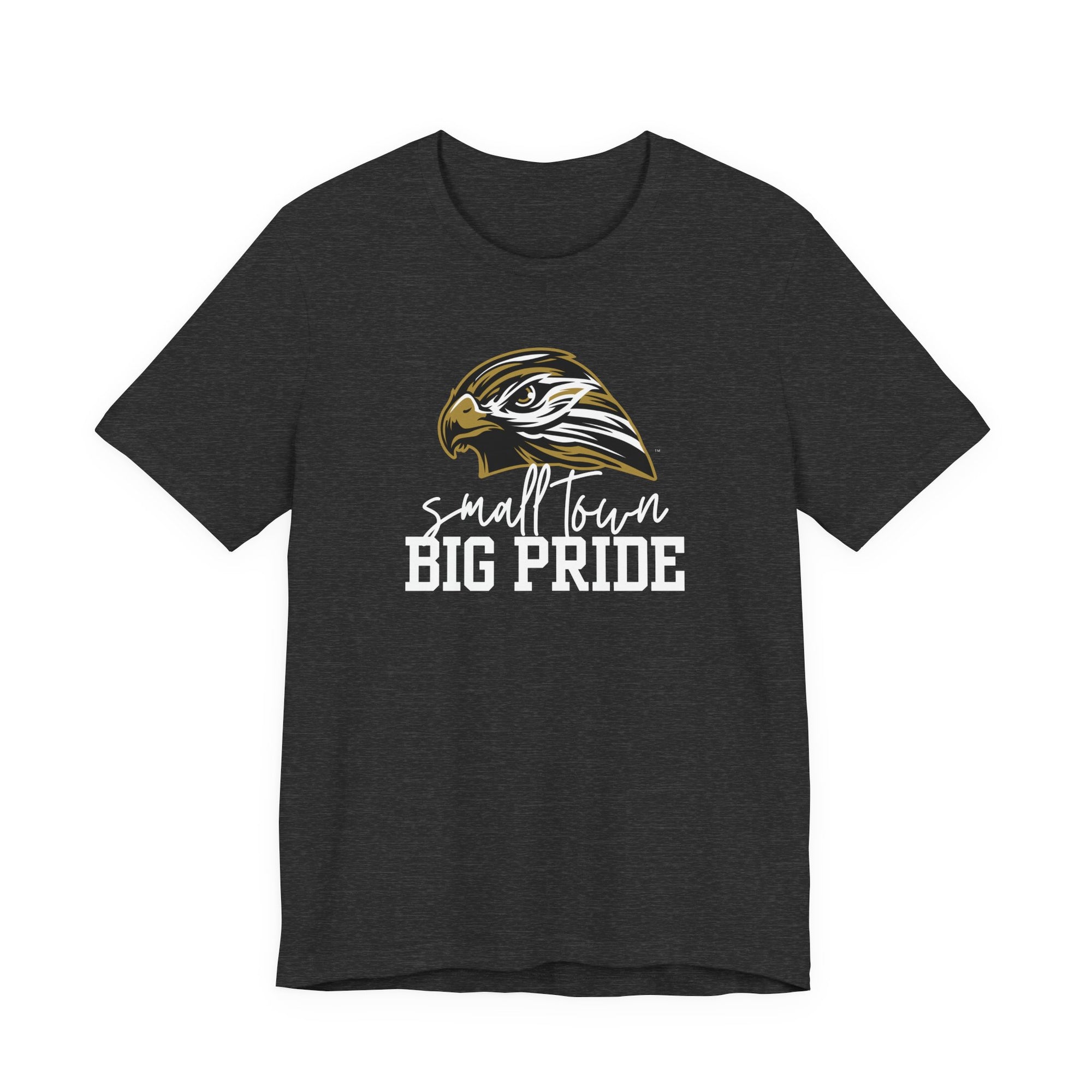 LOCAL PICK UP- Small Town Big Pride – Horace Hawks Unisex Tee | Bella + Canvas 3001
