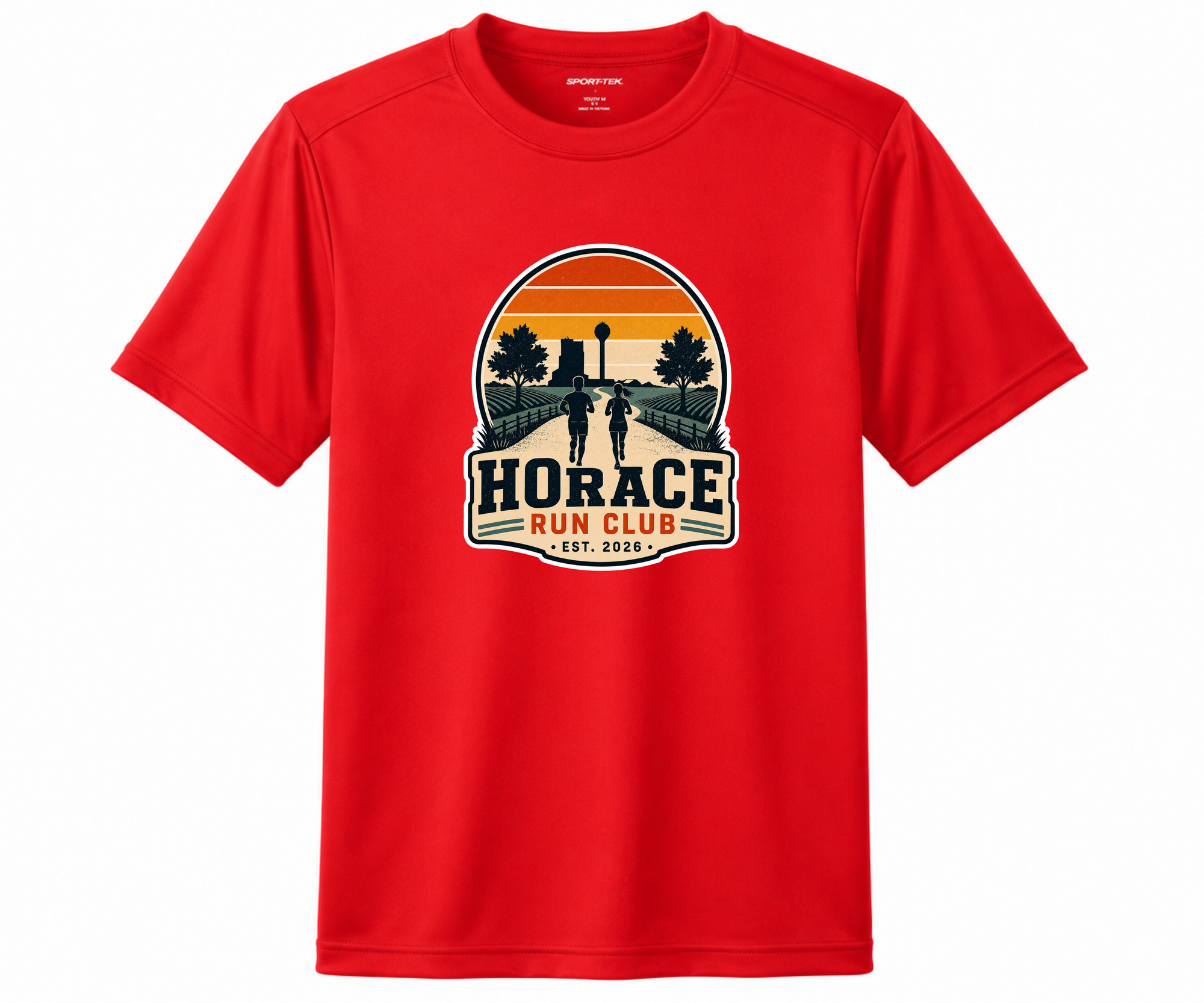 Youth Horace Run Club Performance Tee | Sport-Tek® PosiCharge® Competitor™ T-Shirt
