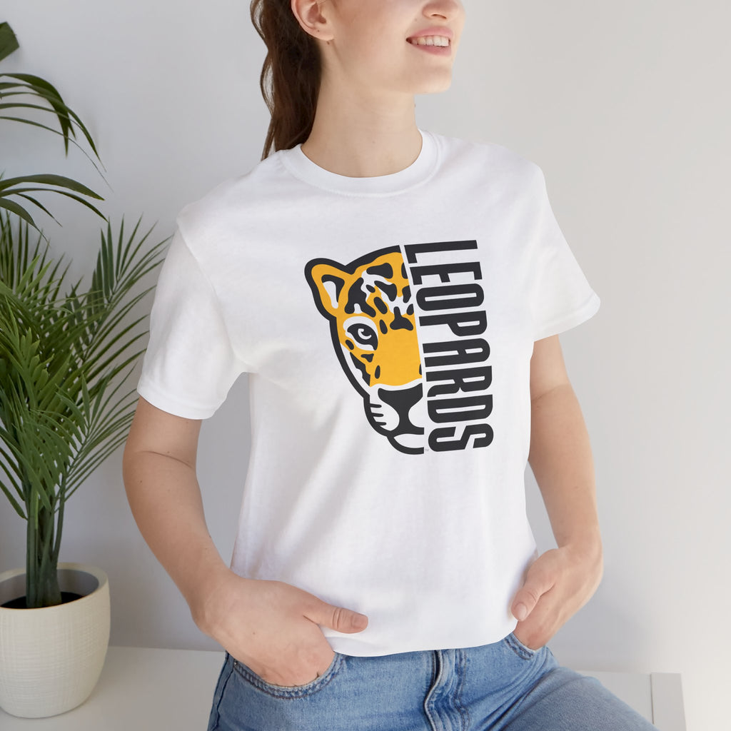 Meadowlark Leopards Bella & Canvas Tshirt, Teacher Tshirt, School Pride