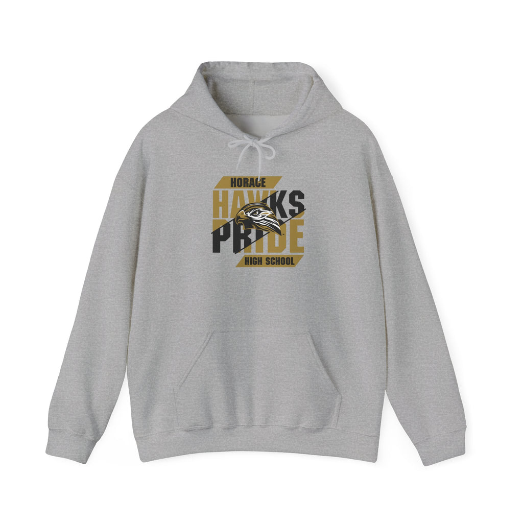 Horace Hawks Pride Sweatshirt | Gildan Unisex Heavy Blend Sweatshirt | Cozy School Spirit Wear