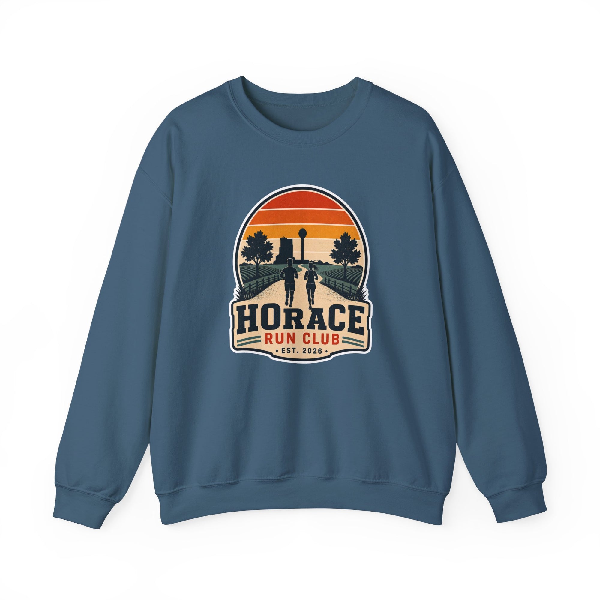 Horace Run Club Crewneck Sweatshirt | Gildan 18000