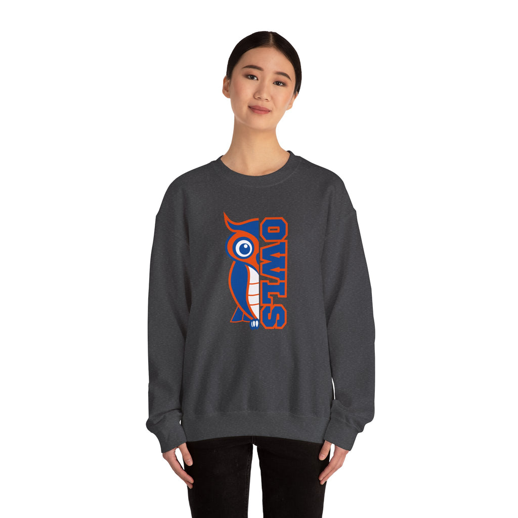 Osgood Owls Crewneck Sweatshirt | Gildan Heavy Blend 18000 | School Spirit Wear | Teacher & Student Sweatshirt | Game Day & Dress-Up Day Apparel